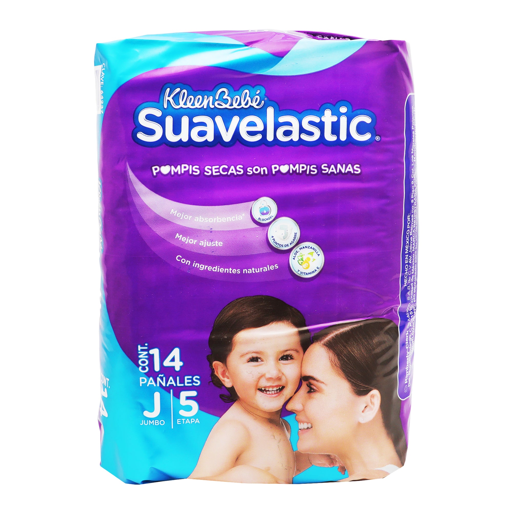 Pañal KB Suav Max JB 14 pz