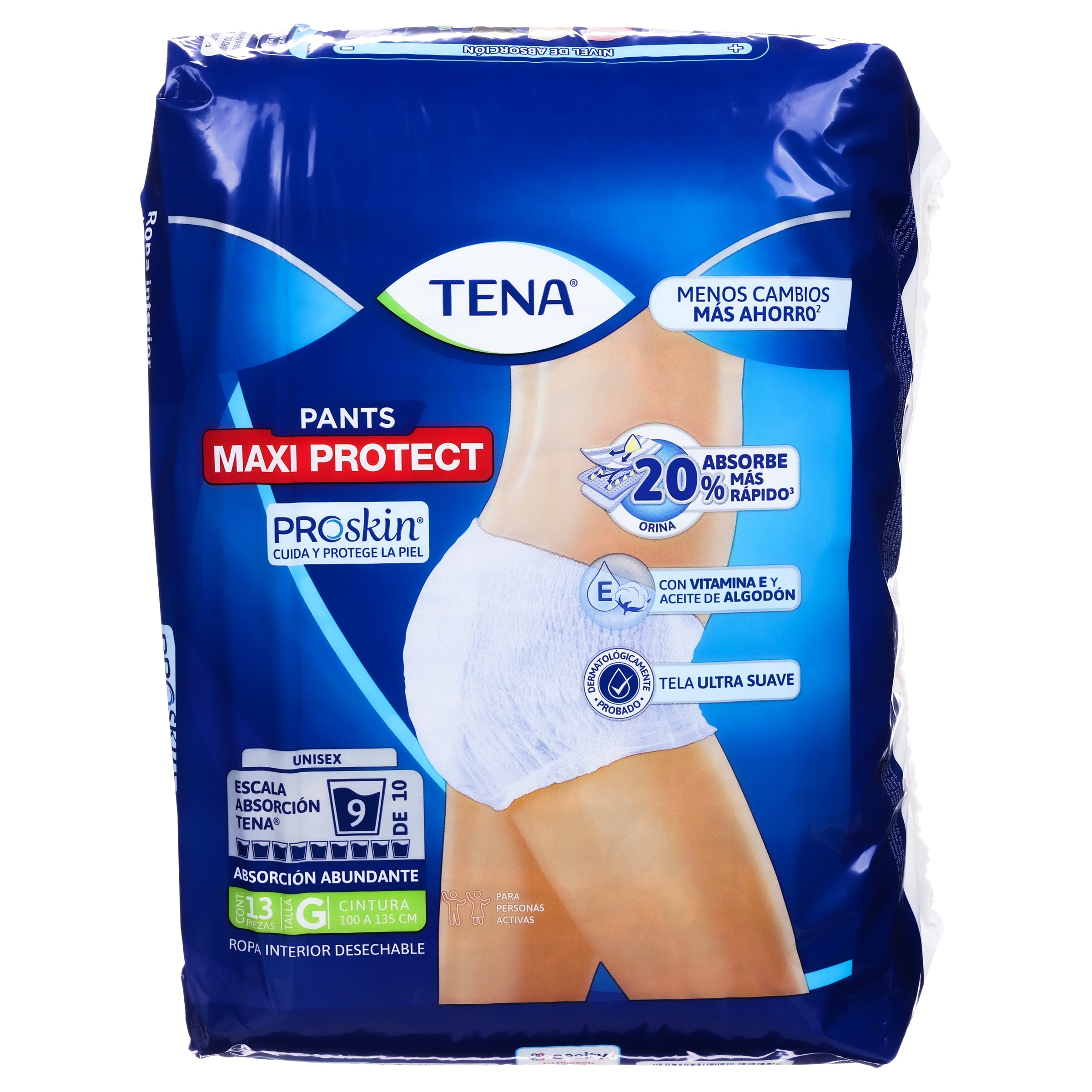 Pañal Tena Pants Maxi Protec gde 13 pza
