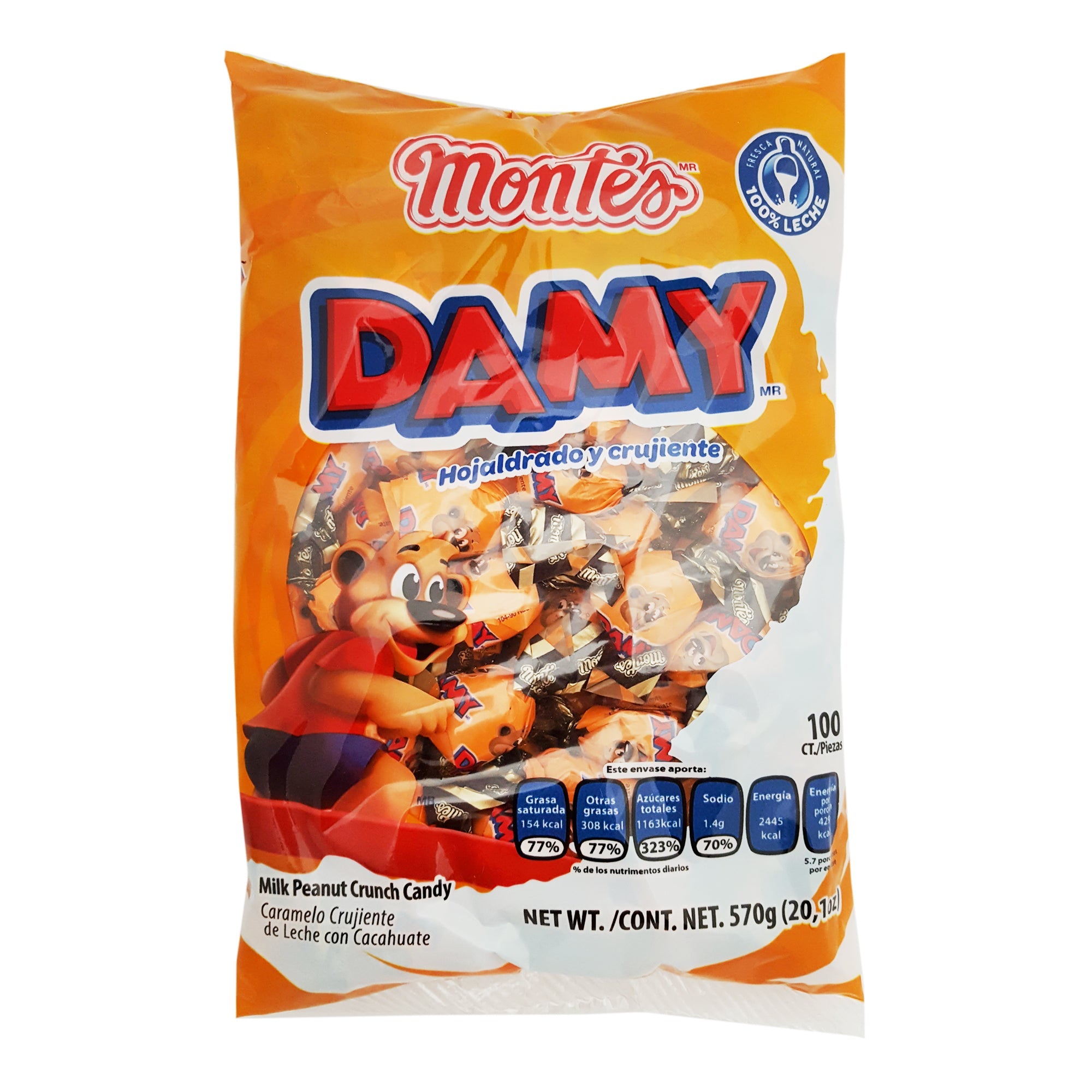 Caramelo damy Montes 100 pz