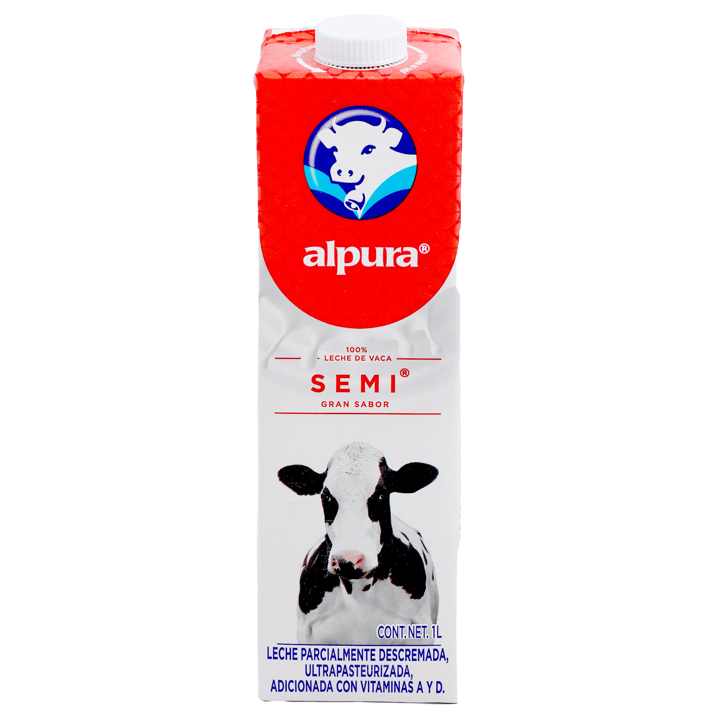 Leche Semi Alpura 1 lt