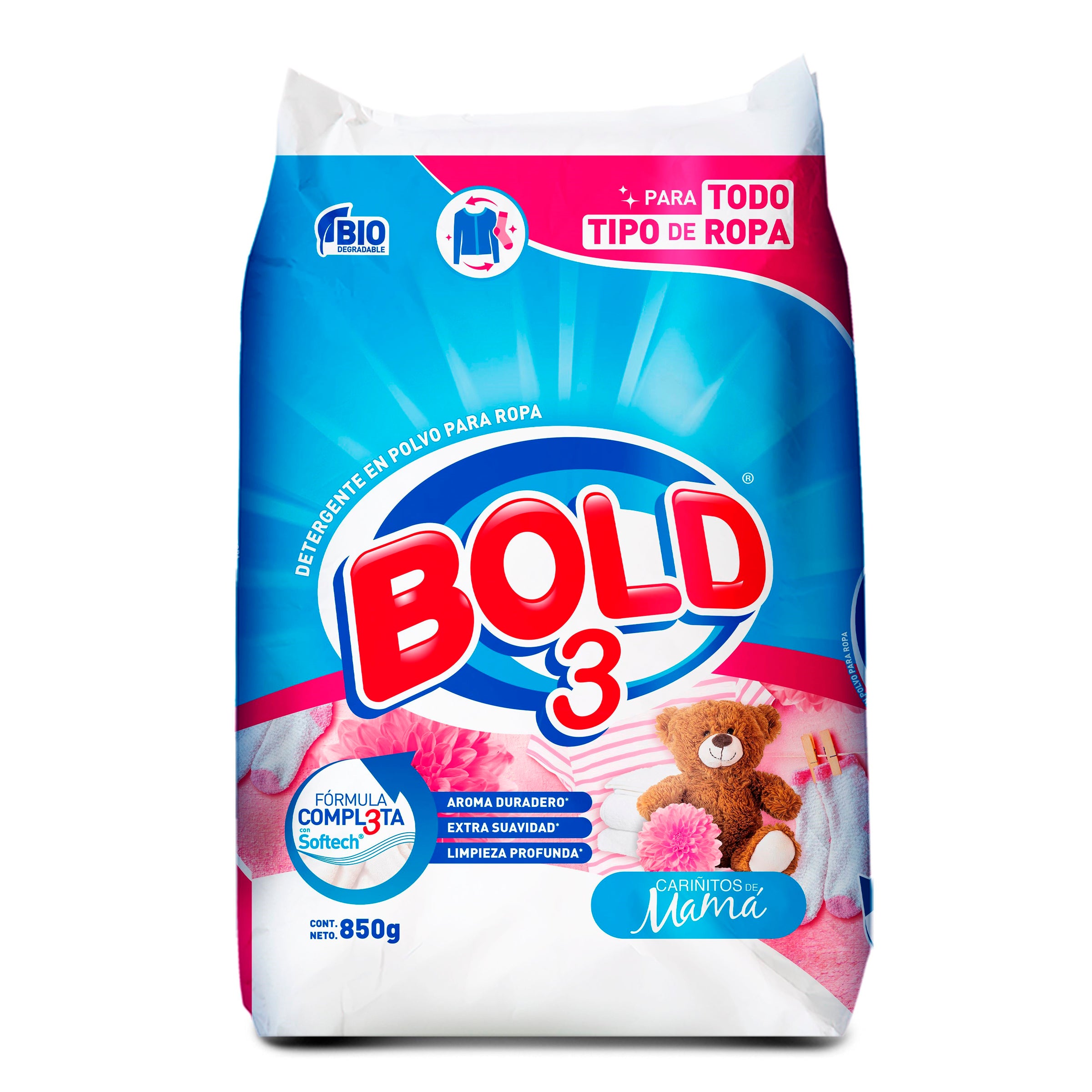 Detergente Bold cariñito polvo 850 gr