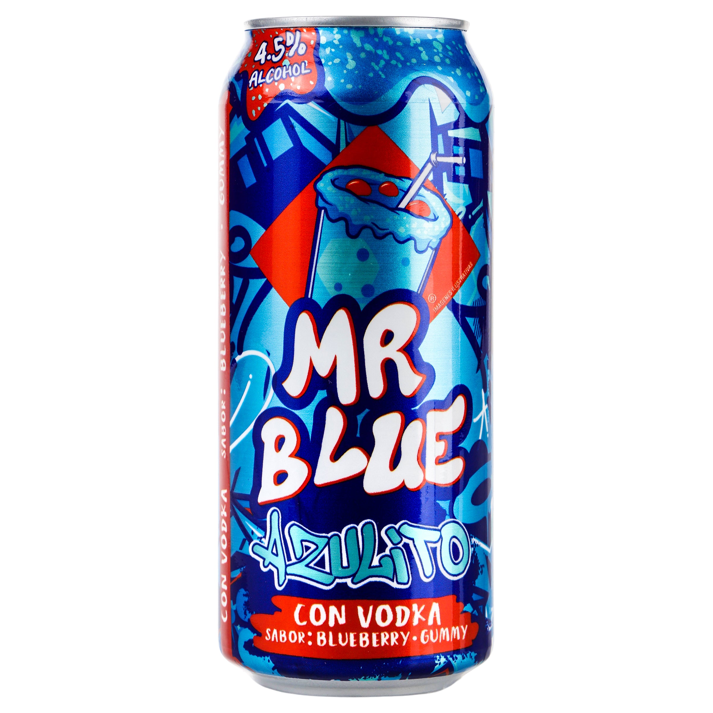 Bebida Mr Blue Azulito 473 ml