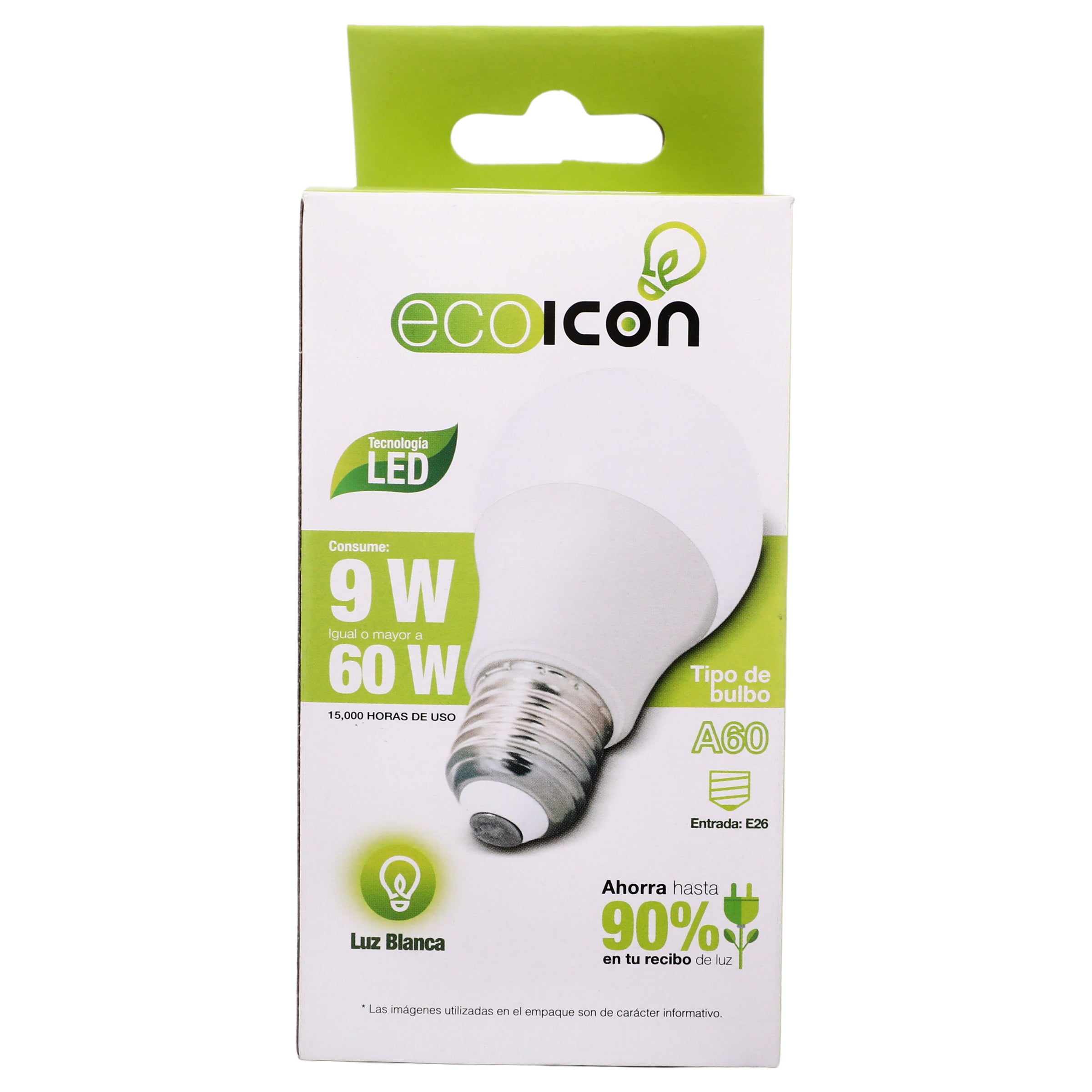 Foco Led Icon 9-60 watts luz blanca