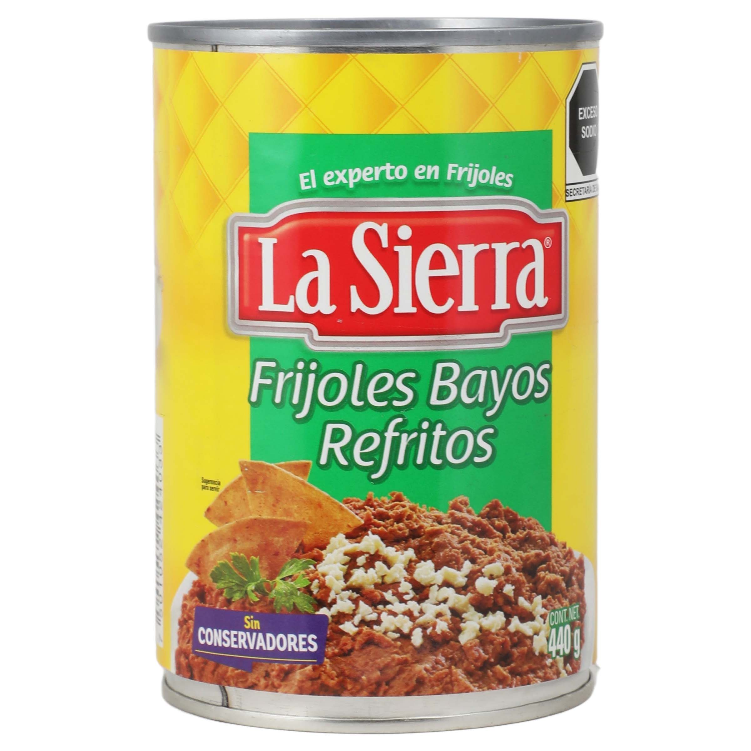 Frijoles ref bayos La Sierra 440 gr