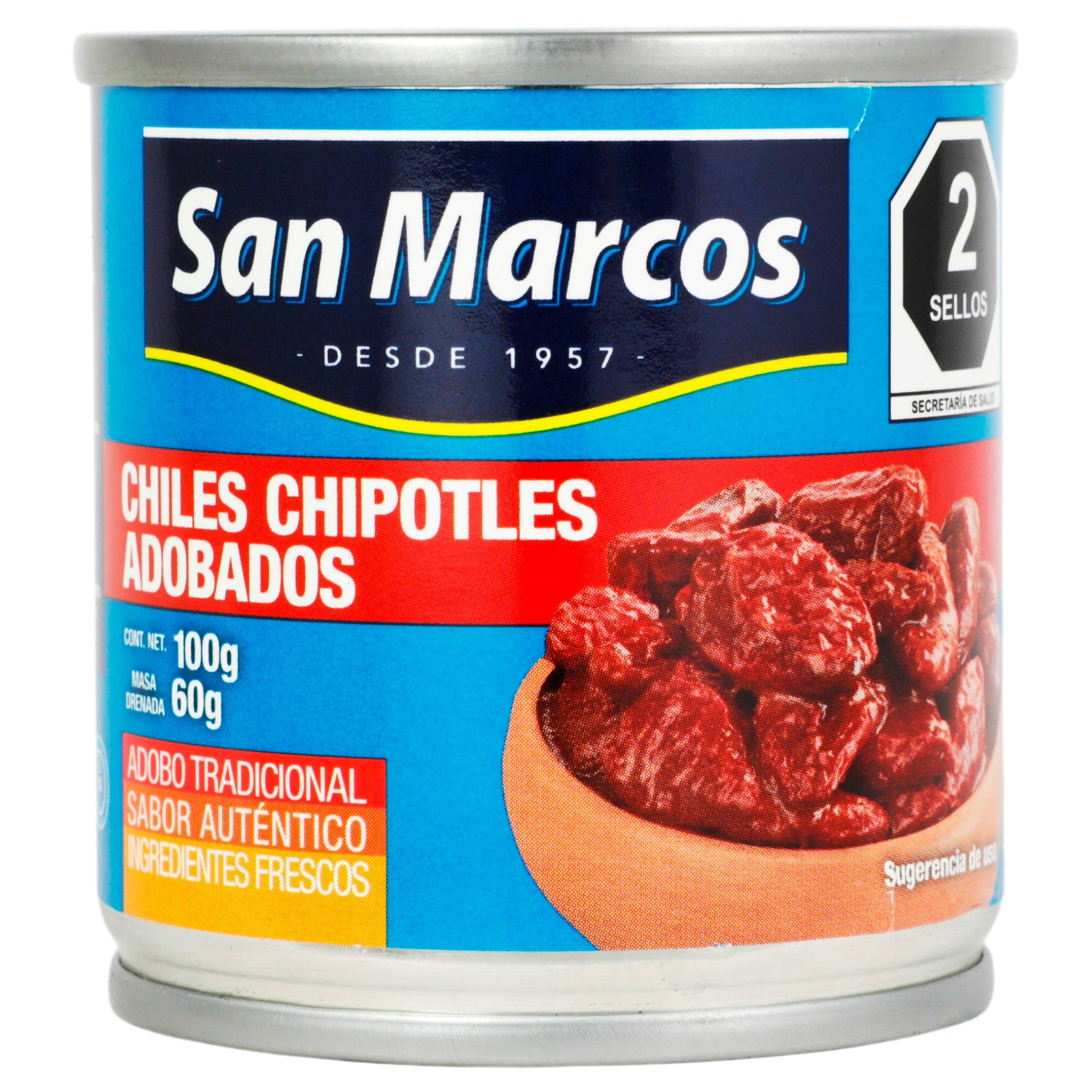 Chiles chipotles San Marcos 100 gr