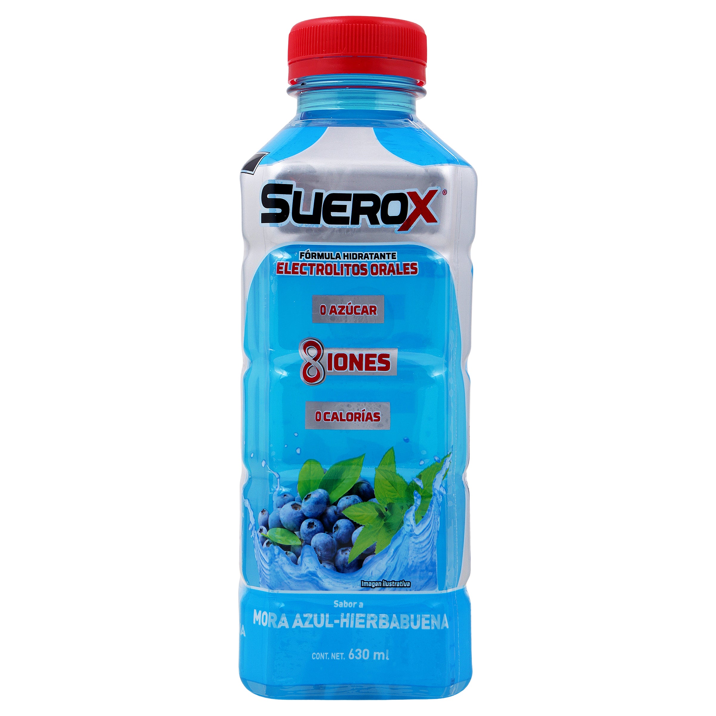 Suerox mora/hierbabuena 630 ml