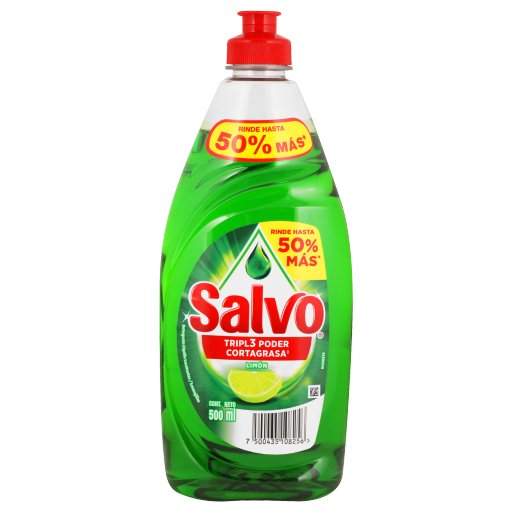 Detergente Salvo liquido limon 500 ml