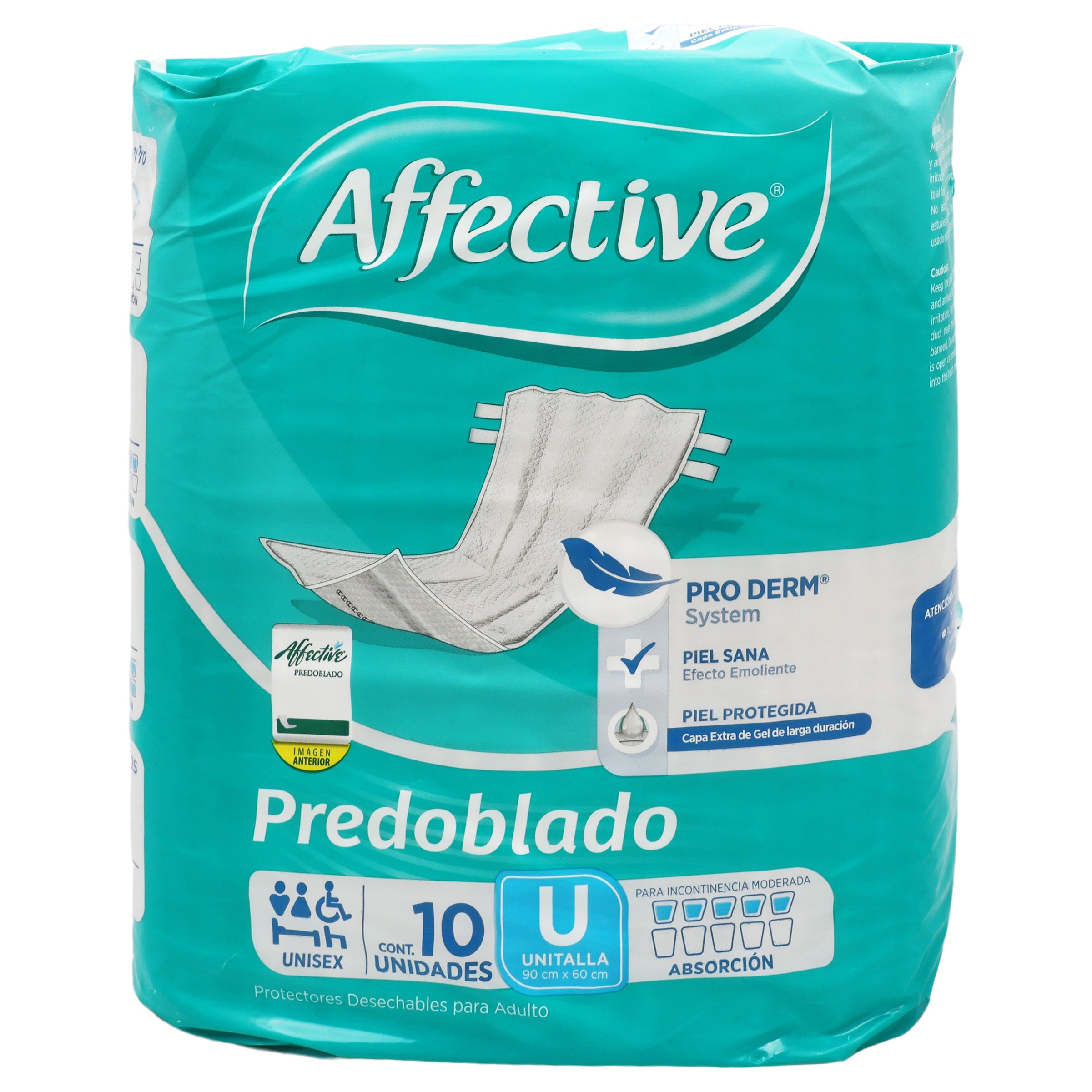 Pañal adulto Affective predoblado 10 pz