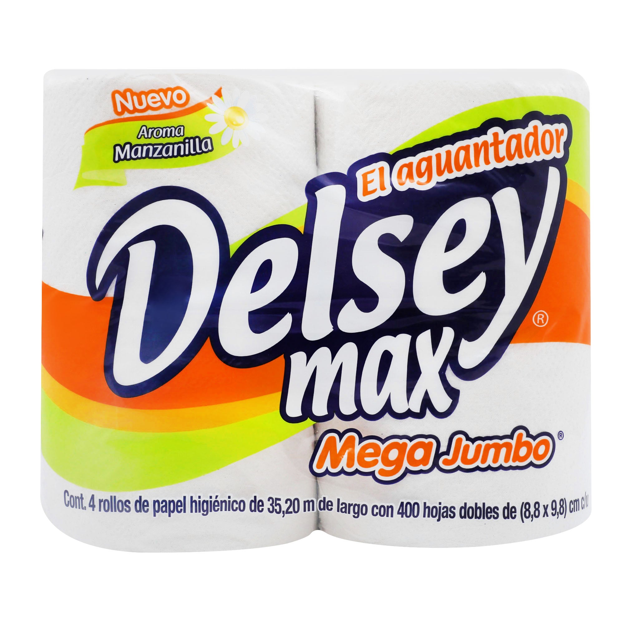 Papel Delsey max meg 400 hj 4 rollos