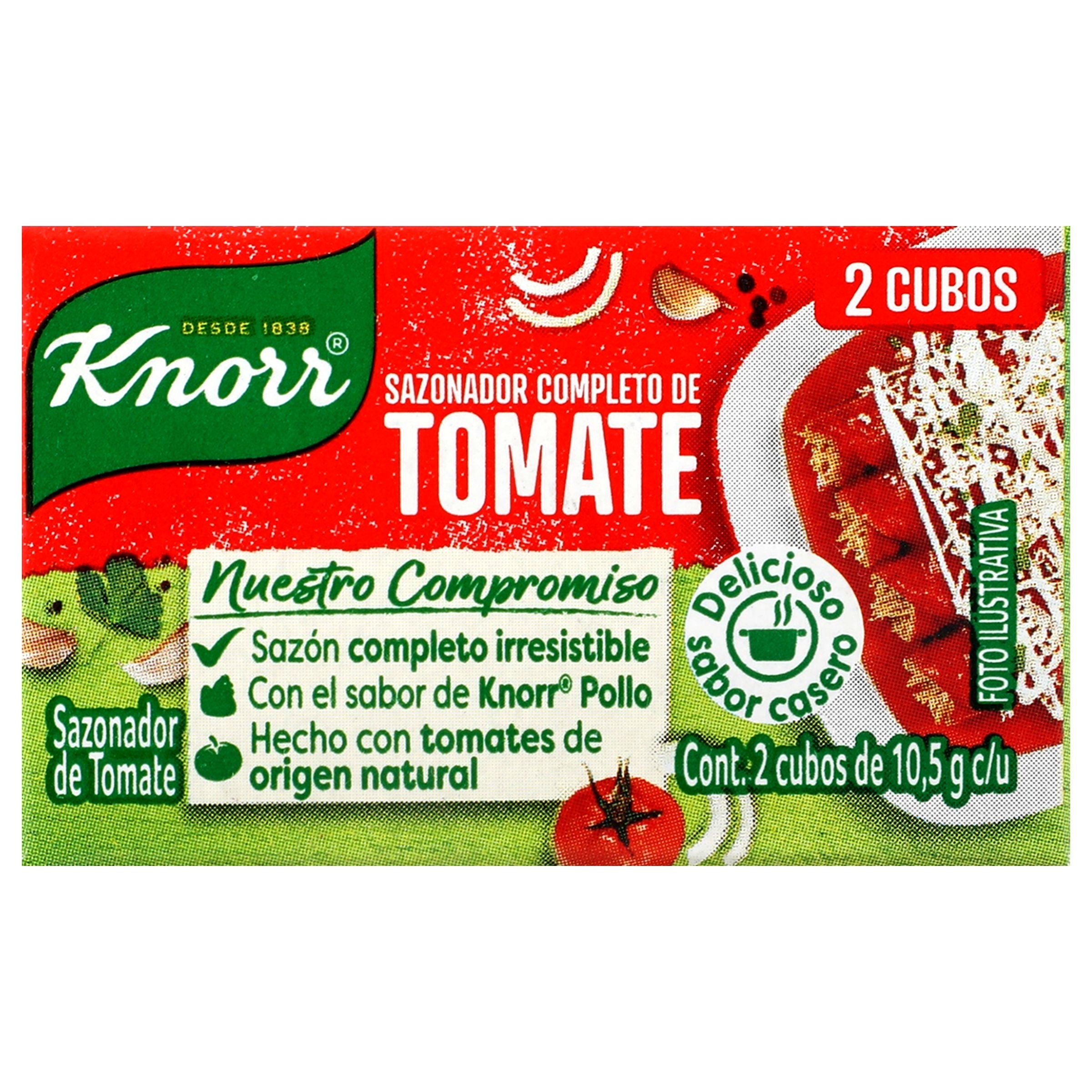 Consome Knorr tomate 2 cubos