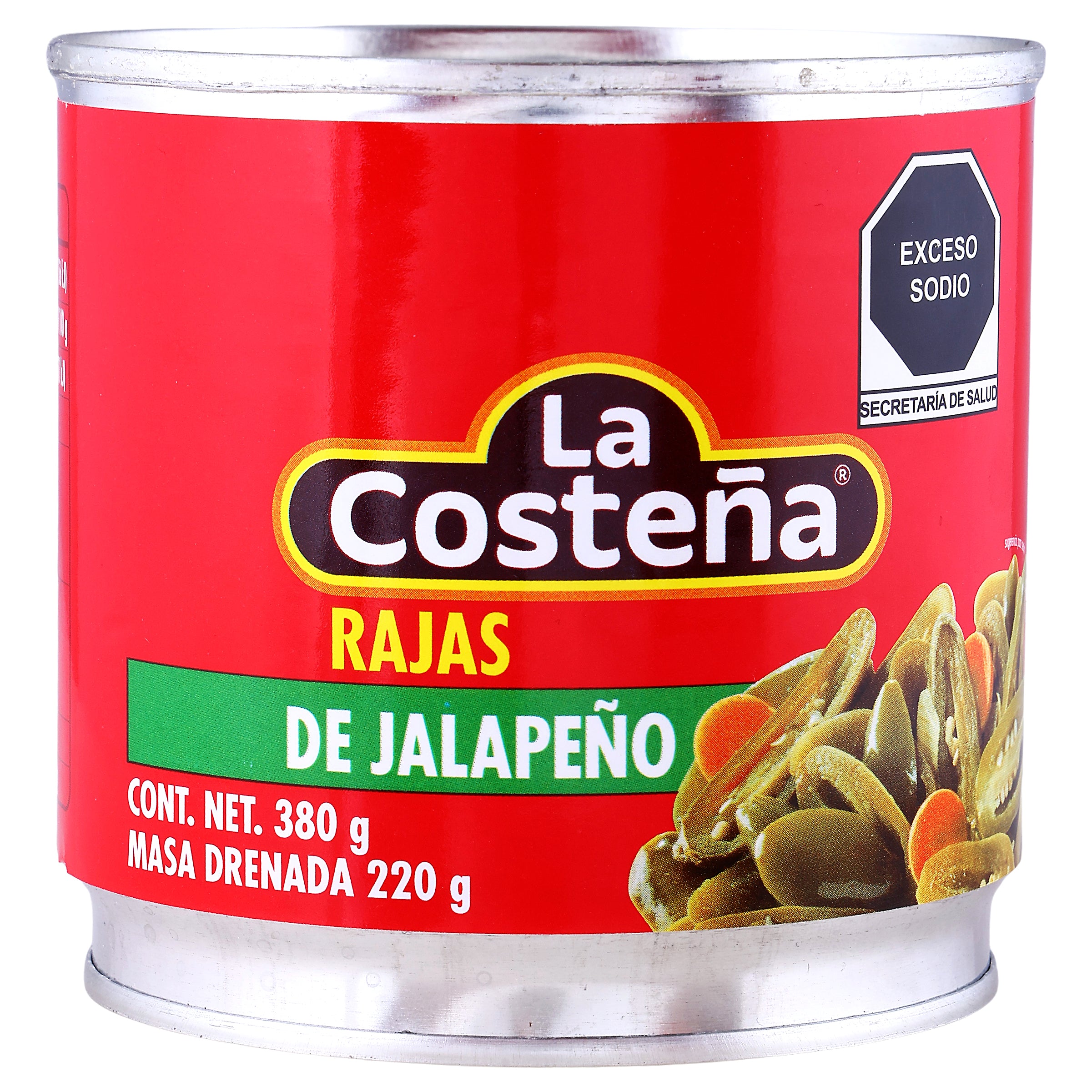 Chiles rajas La Costeña 380 gr