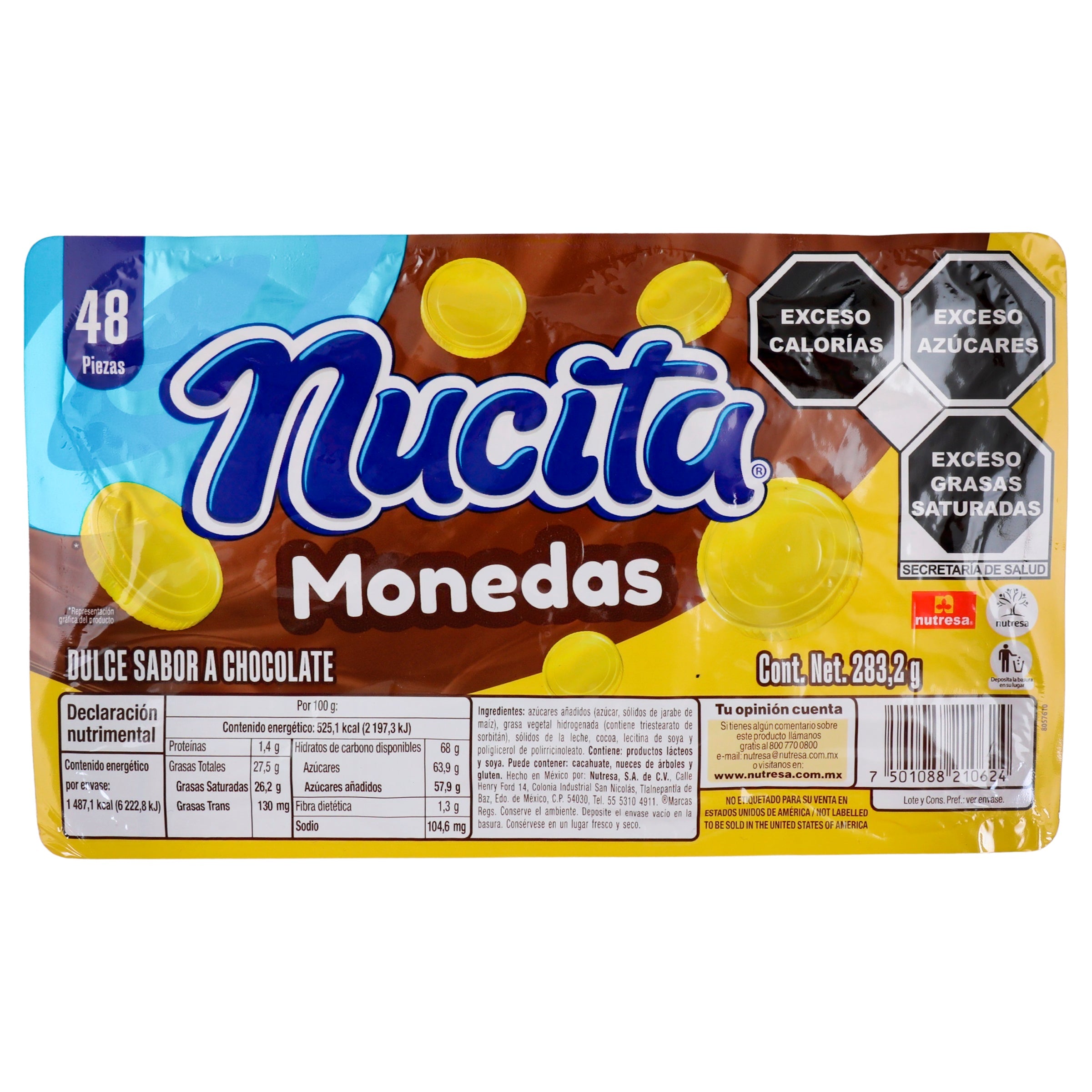 Monedas chocolate Nutresa 48 pz