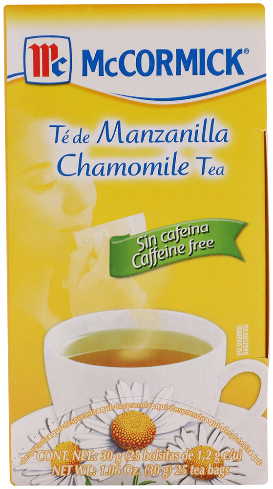 Te manzanilla McCormick 25 sobres