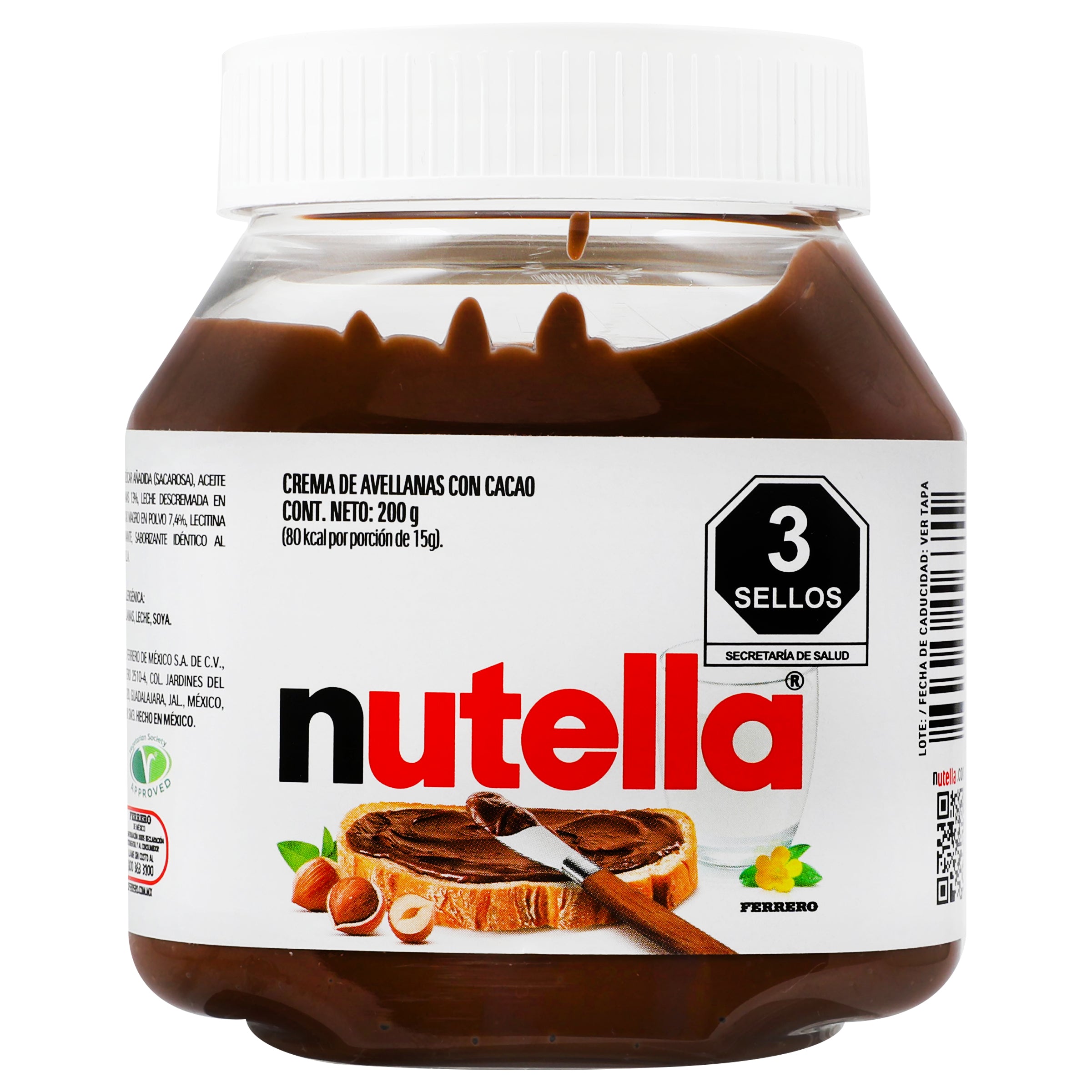 Crema de avellana Ferrero nutella 200 gr