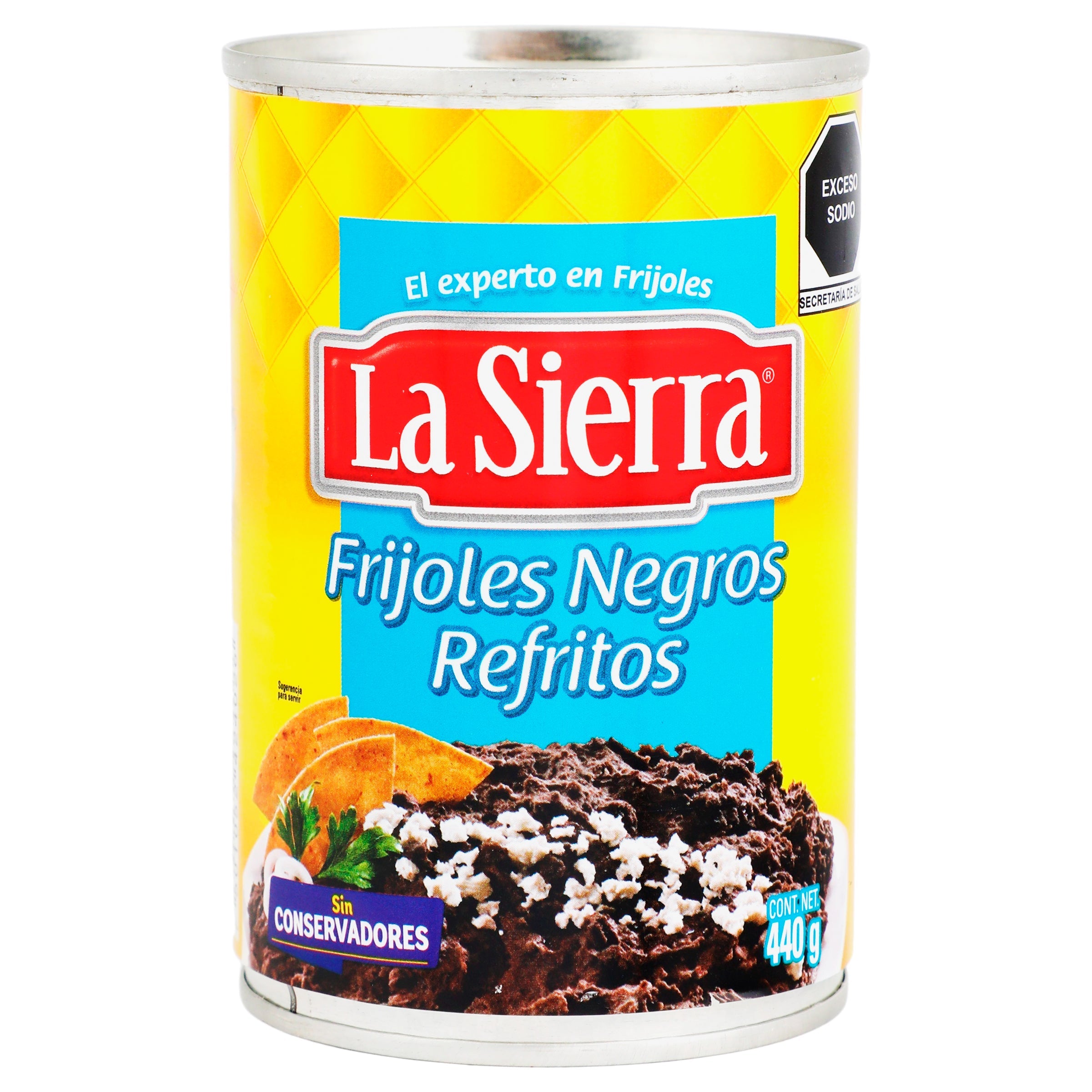 Frijoles ref negros La Sierra 440gr