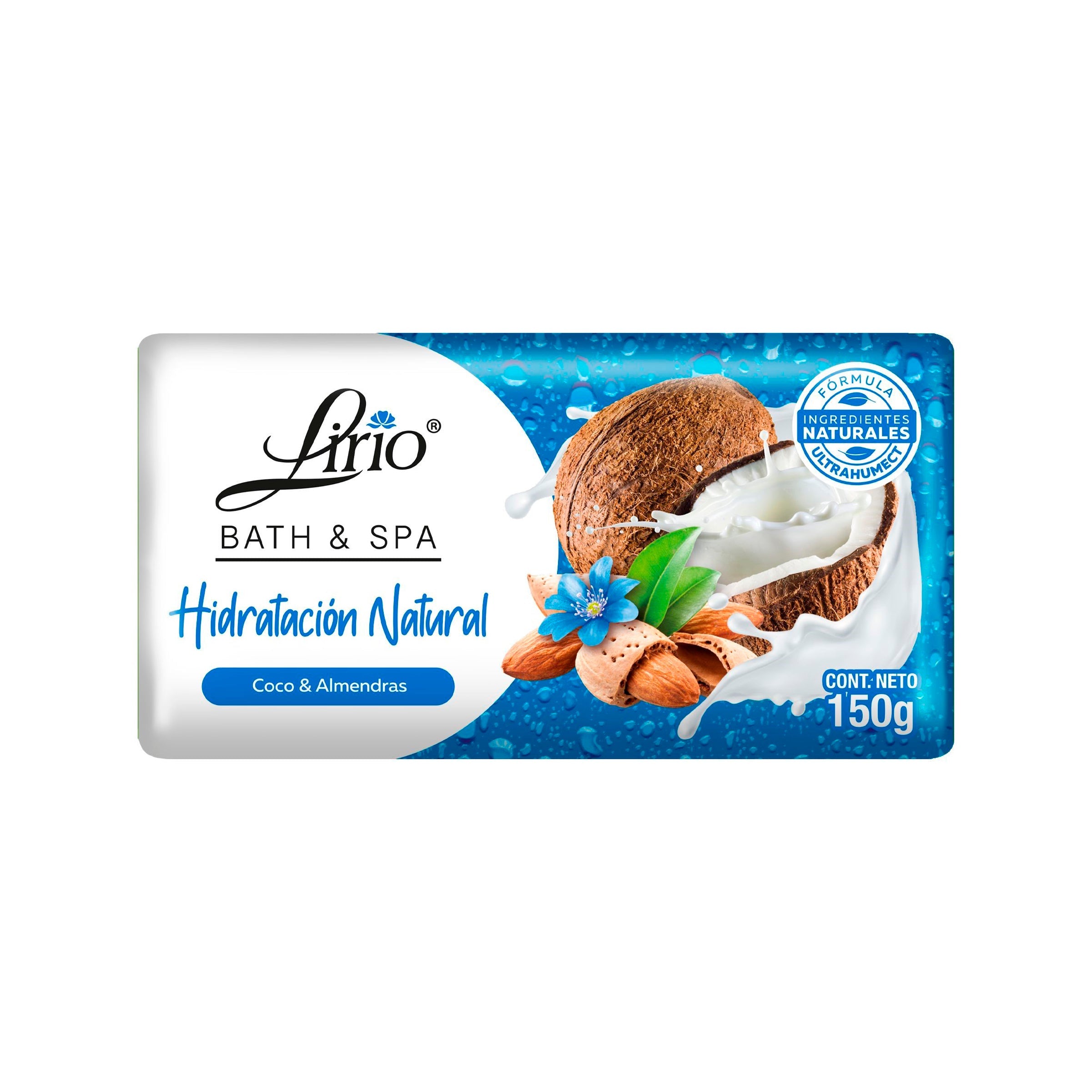 Jabon lirio coco y almendras 150 gr