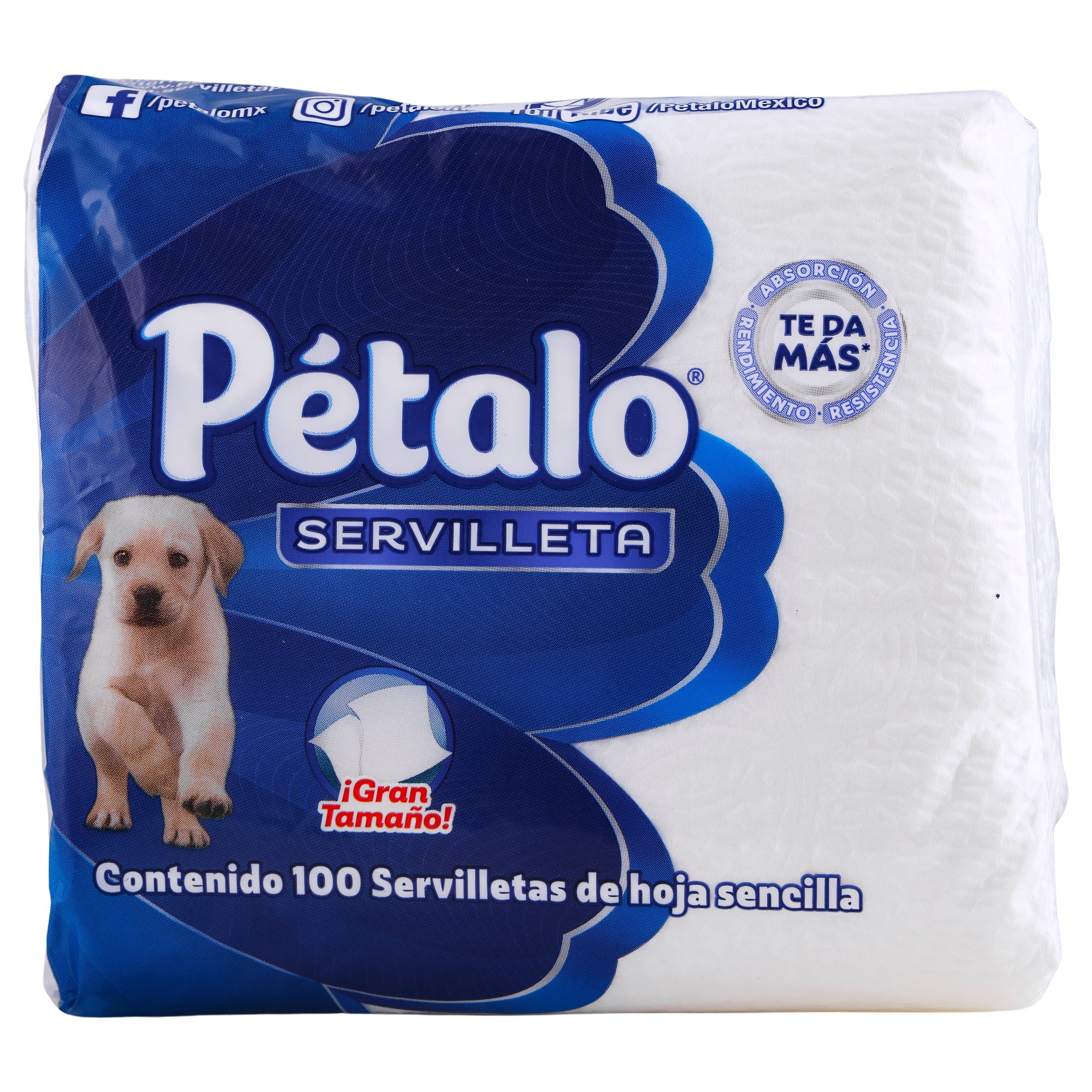 Servilletas Petalo blanca 100 hojas