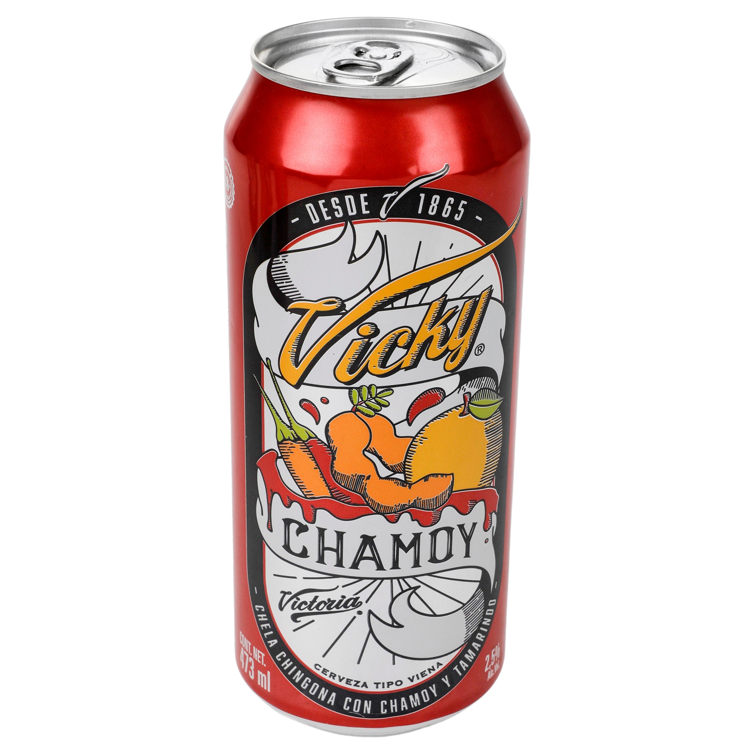 Cerveza Victoria Vicky chamoy 473 ml