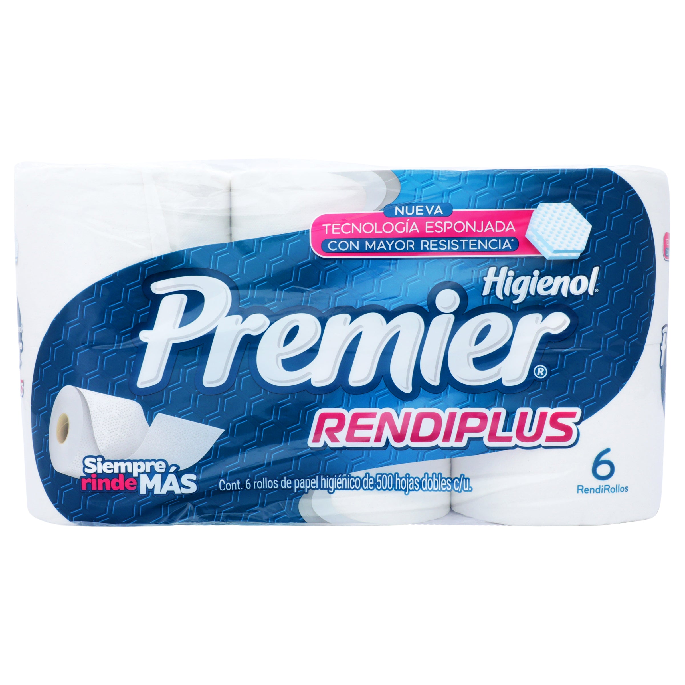 Papel Premier rendiplus 500 hj 6 rollos