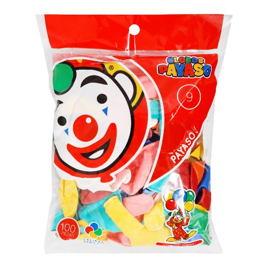 Globo No. 9 surtido 100 pz