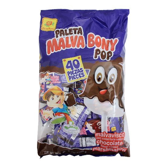 Paleta malva bony de la Rosa 40 pz