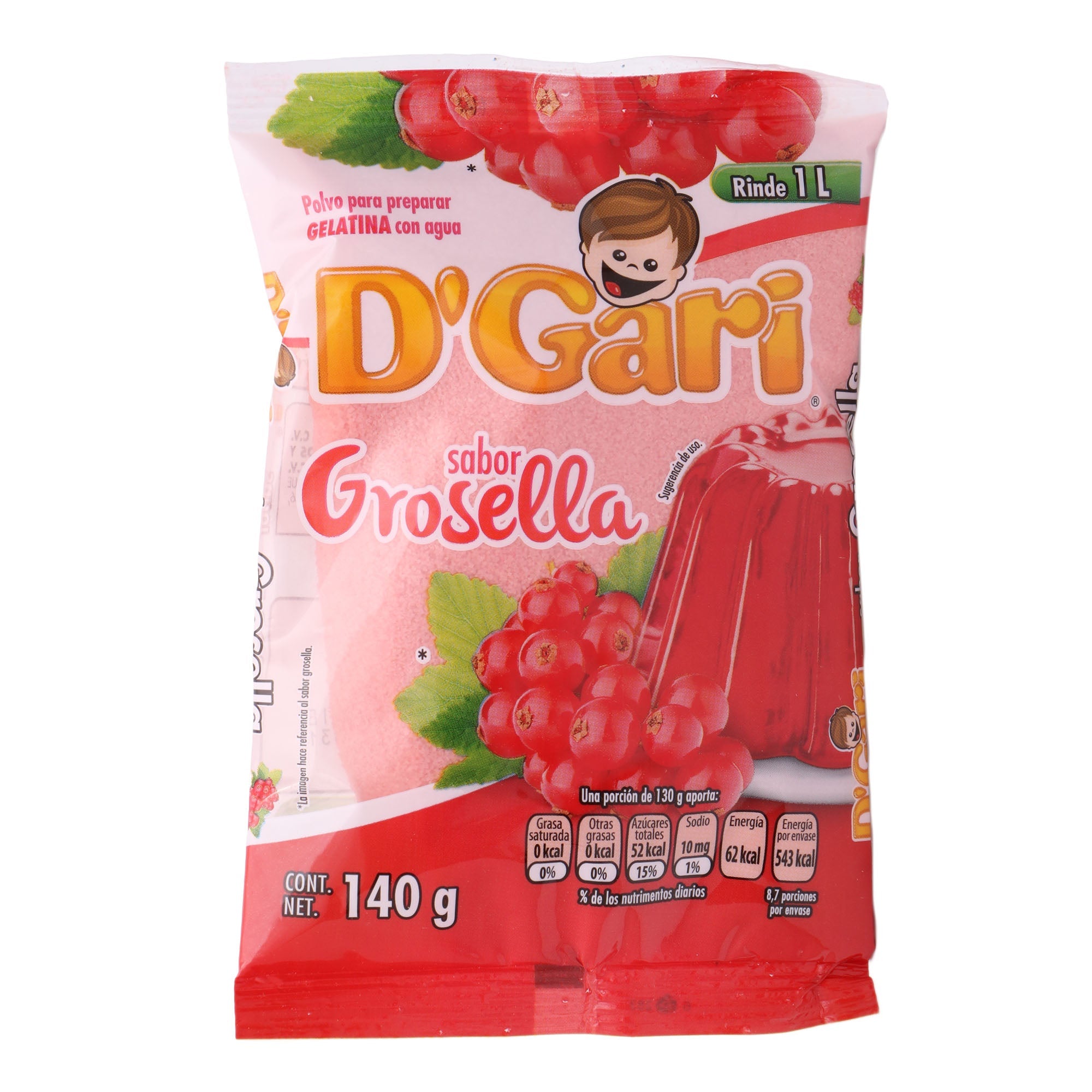 Gelatina D Gari grosella 120 gr