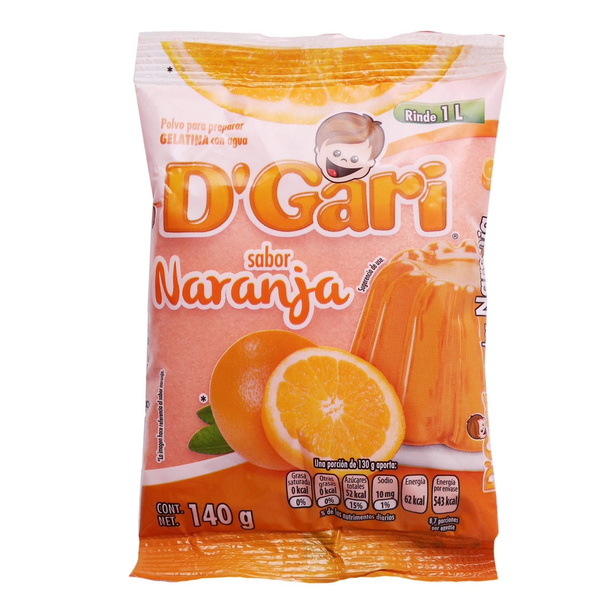 Gelatina D Gari naranja 120 gr