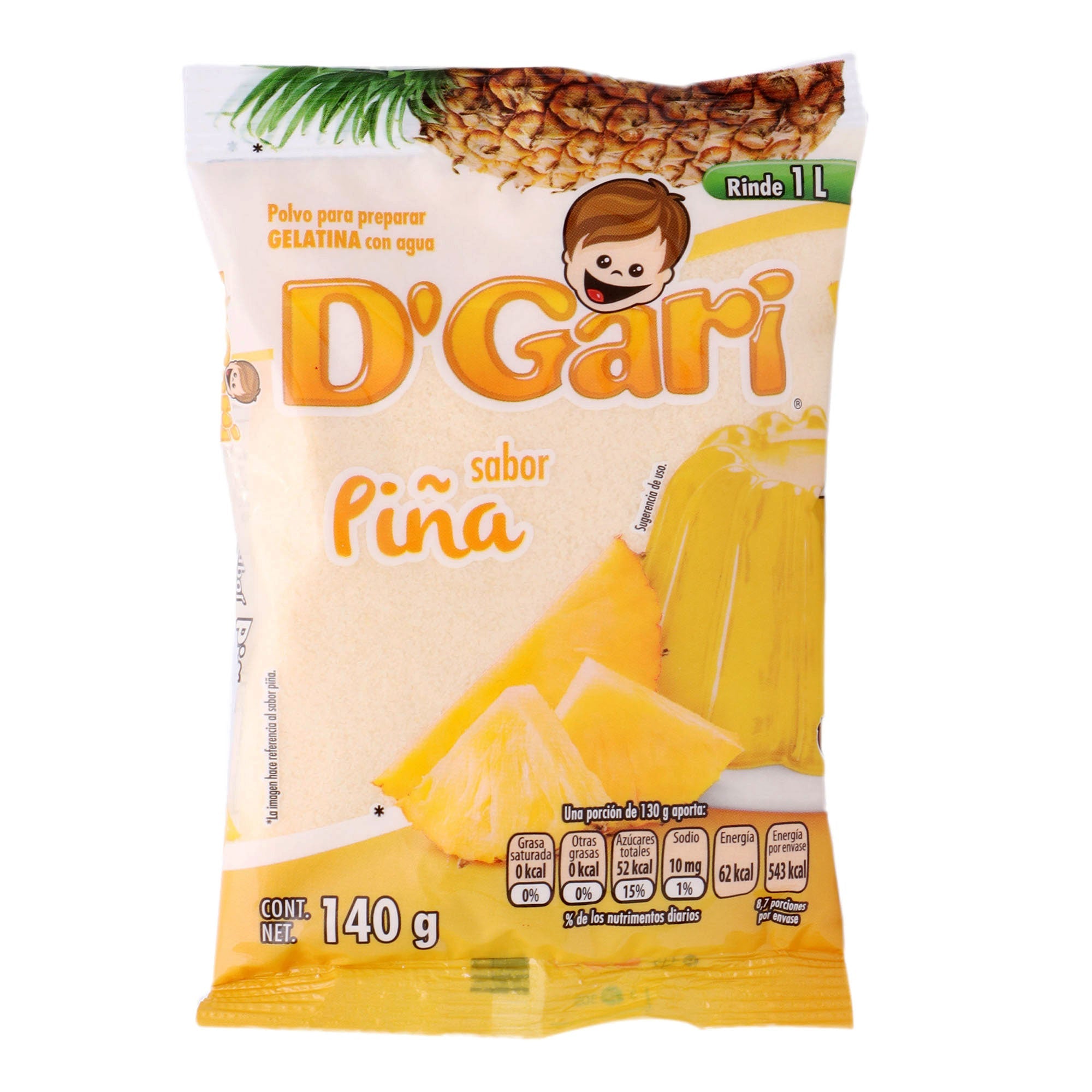 Gelatina D Gari piña 120 gr