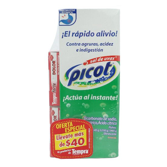 Sal de uvas Picot 1 sobre