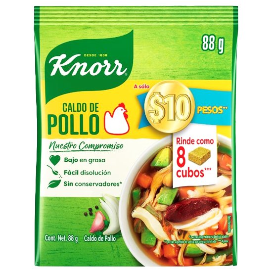 Consome Knorr suiza 88 gr