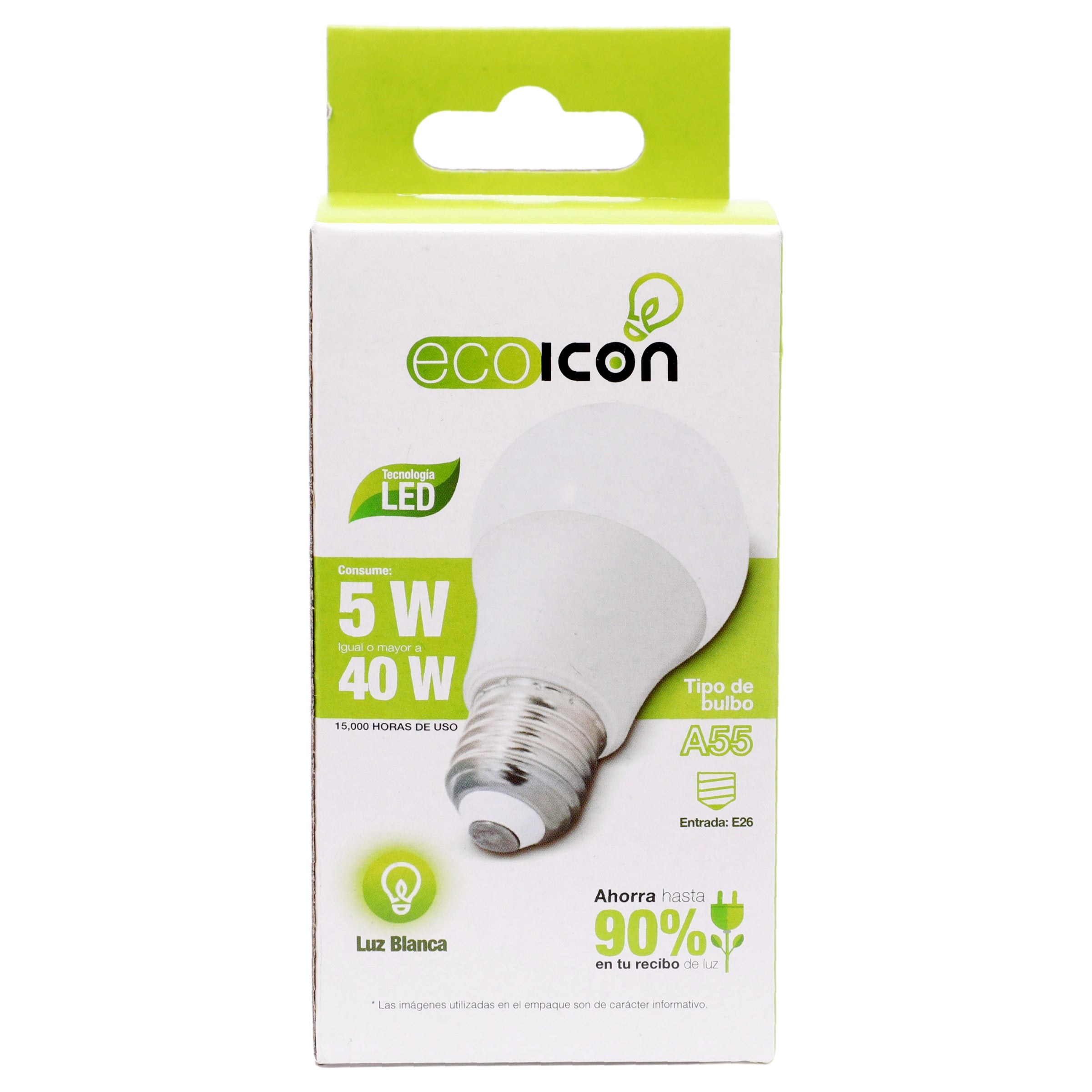 Foco Led Icon 5-40 watts luz blanca