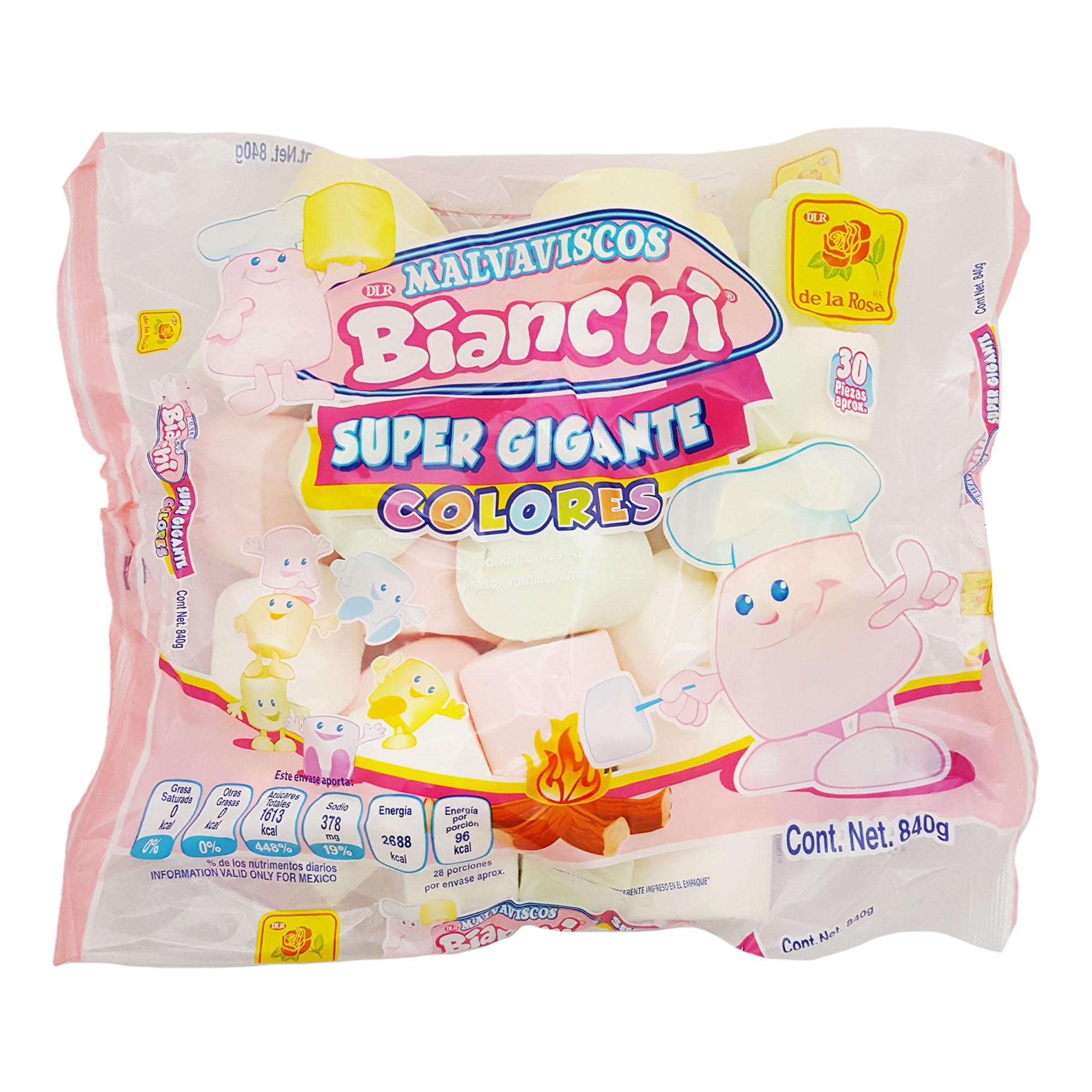 Bombon super gigante colores de la Rosa 840 gr