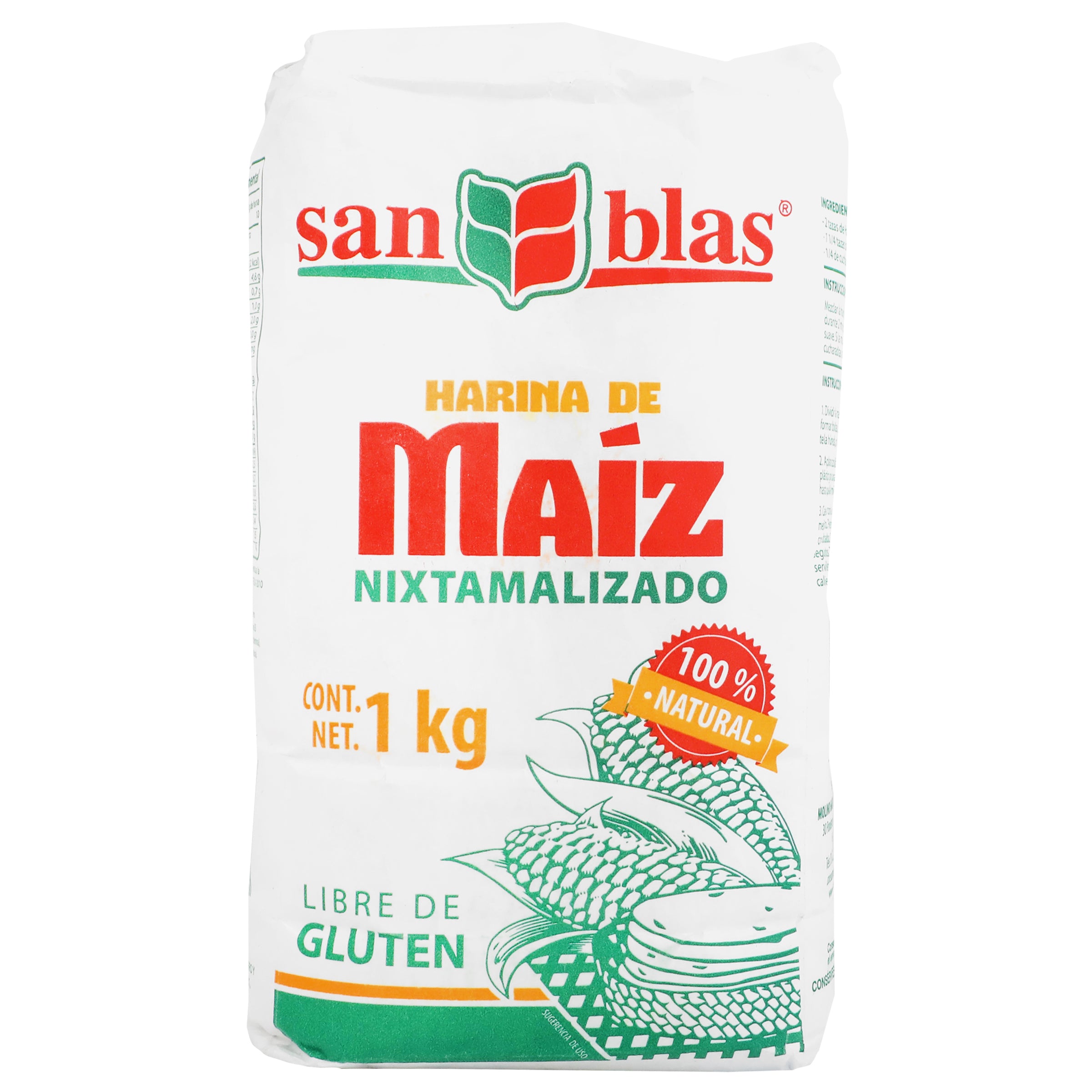 Harina maiz San Blas 1kg
