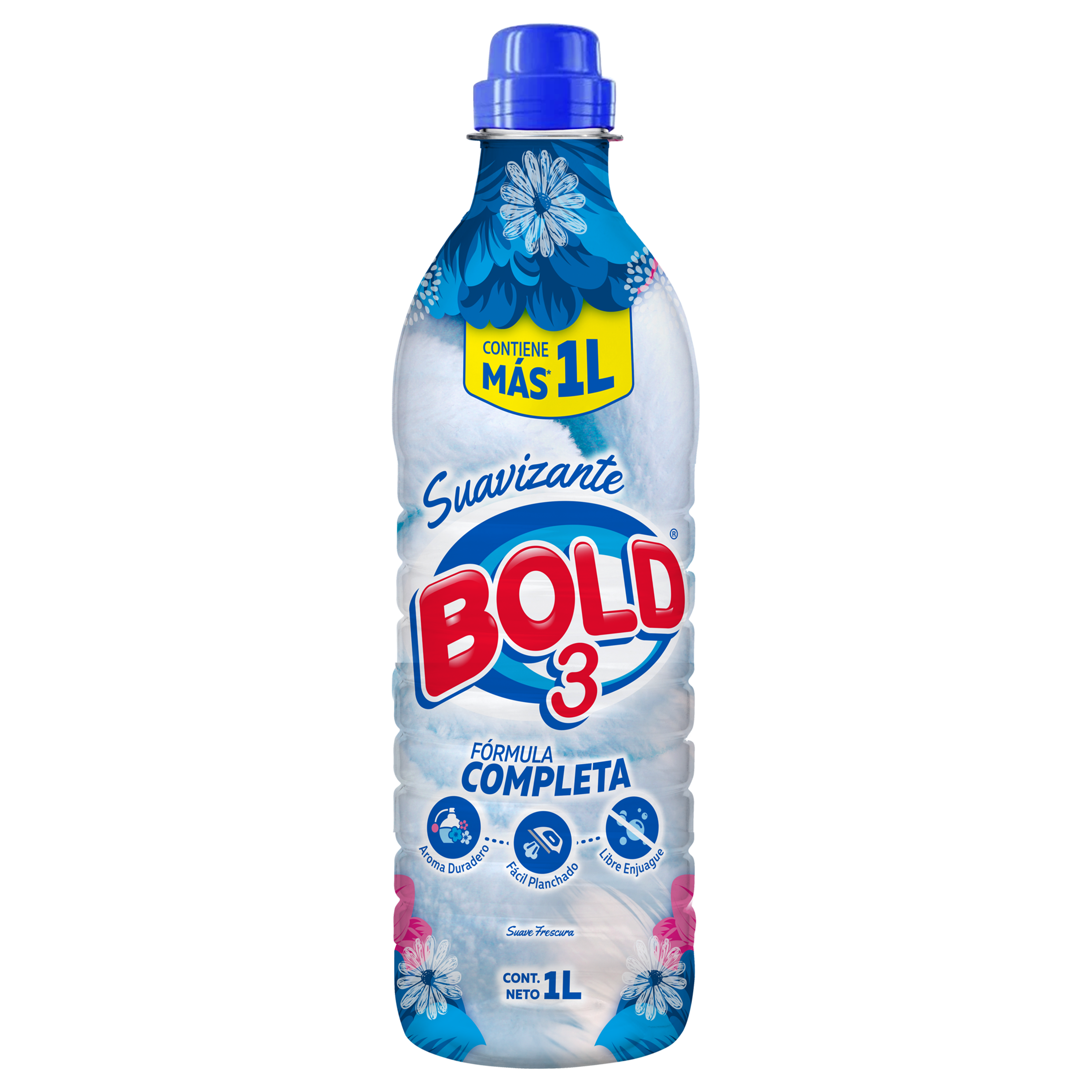 Suavizante Bold 3 suave frescura 1 lt
