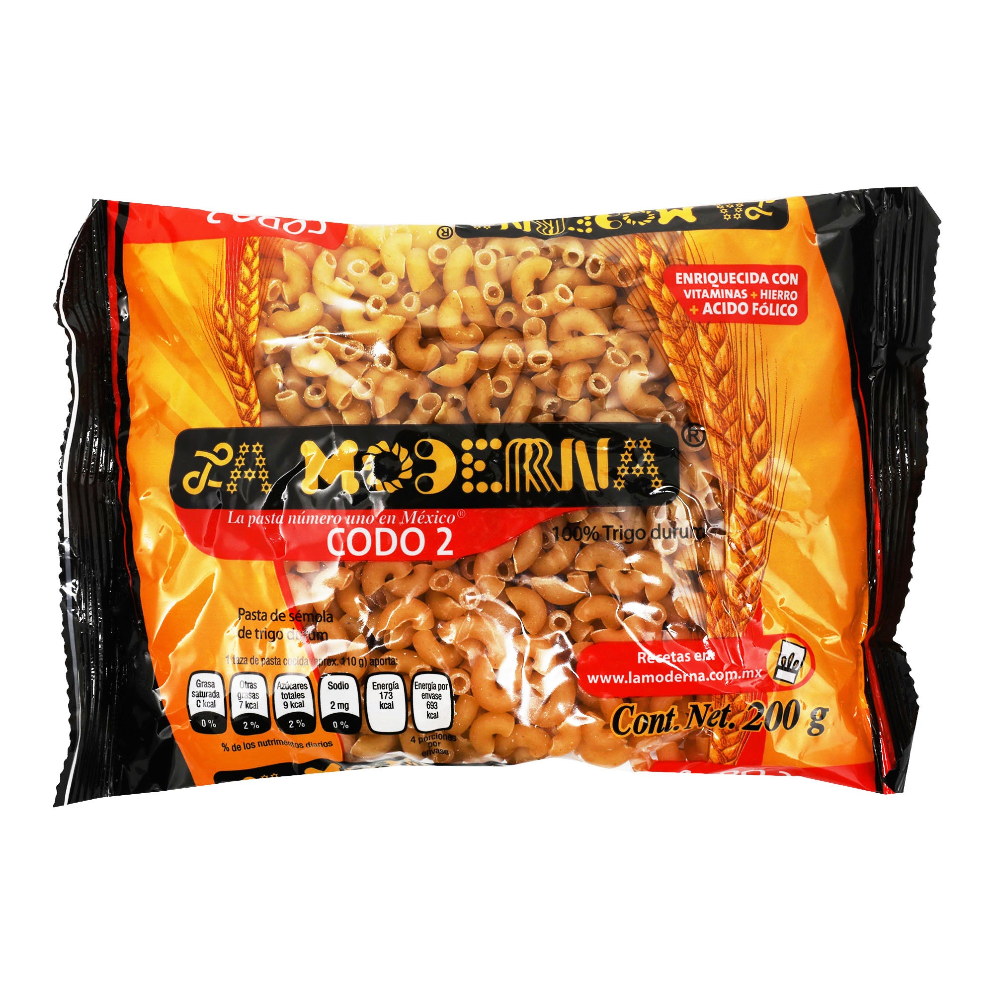 Pasta Moderna codo 2 200 gr