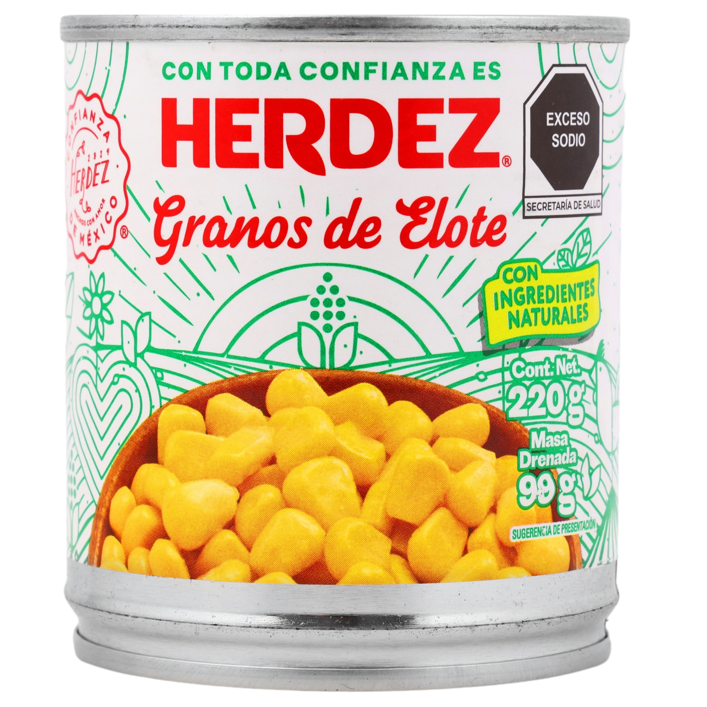 Elote en grano Herdez 220 gr