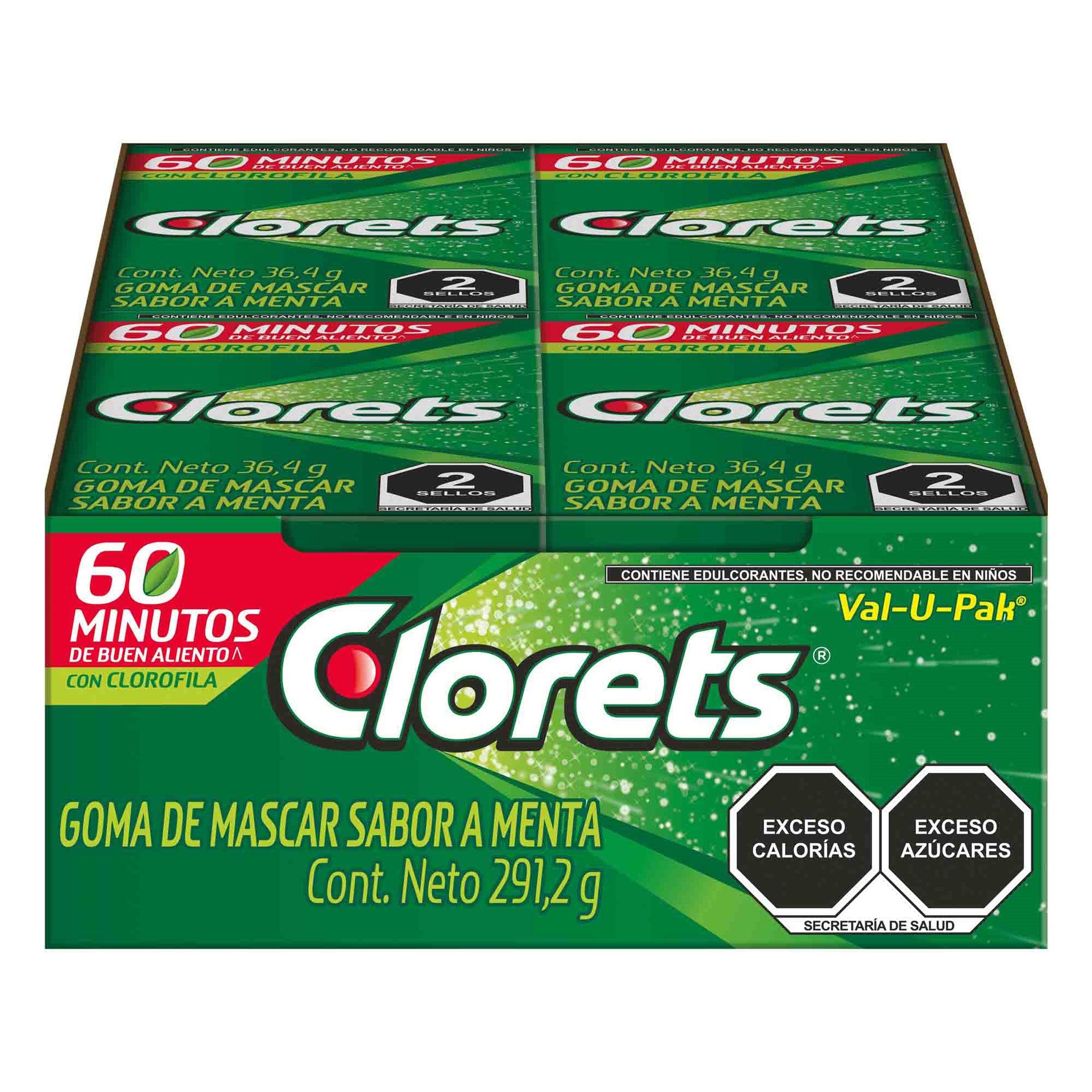Chicle clorets 26 past plus 1 pz