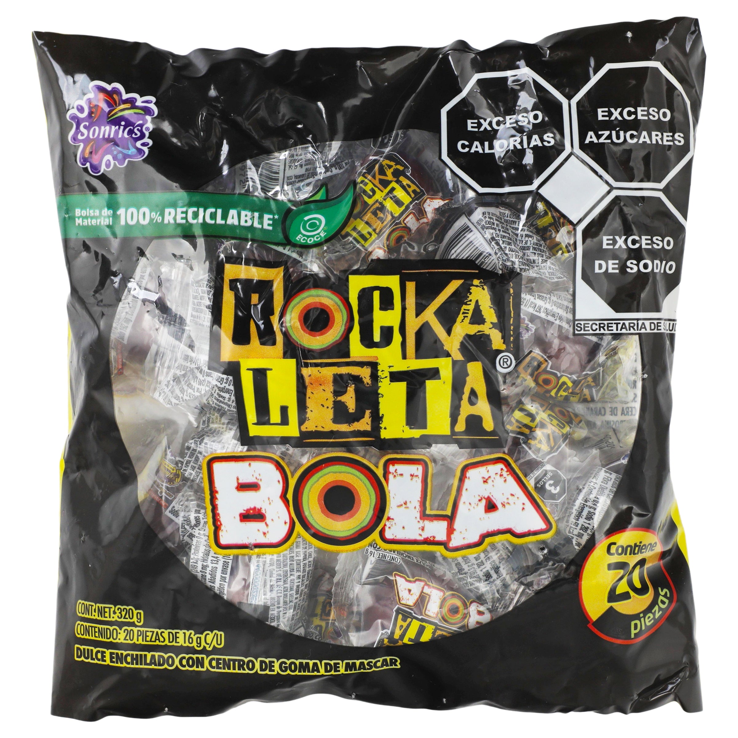 Rockabola 20pz Sonrics 320g