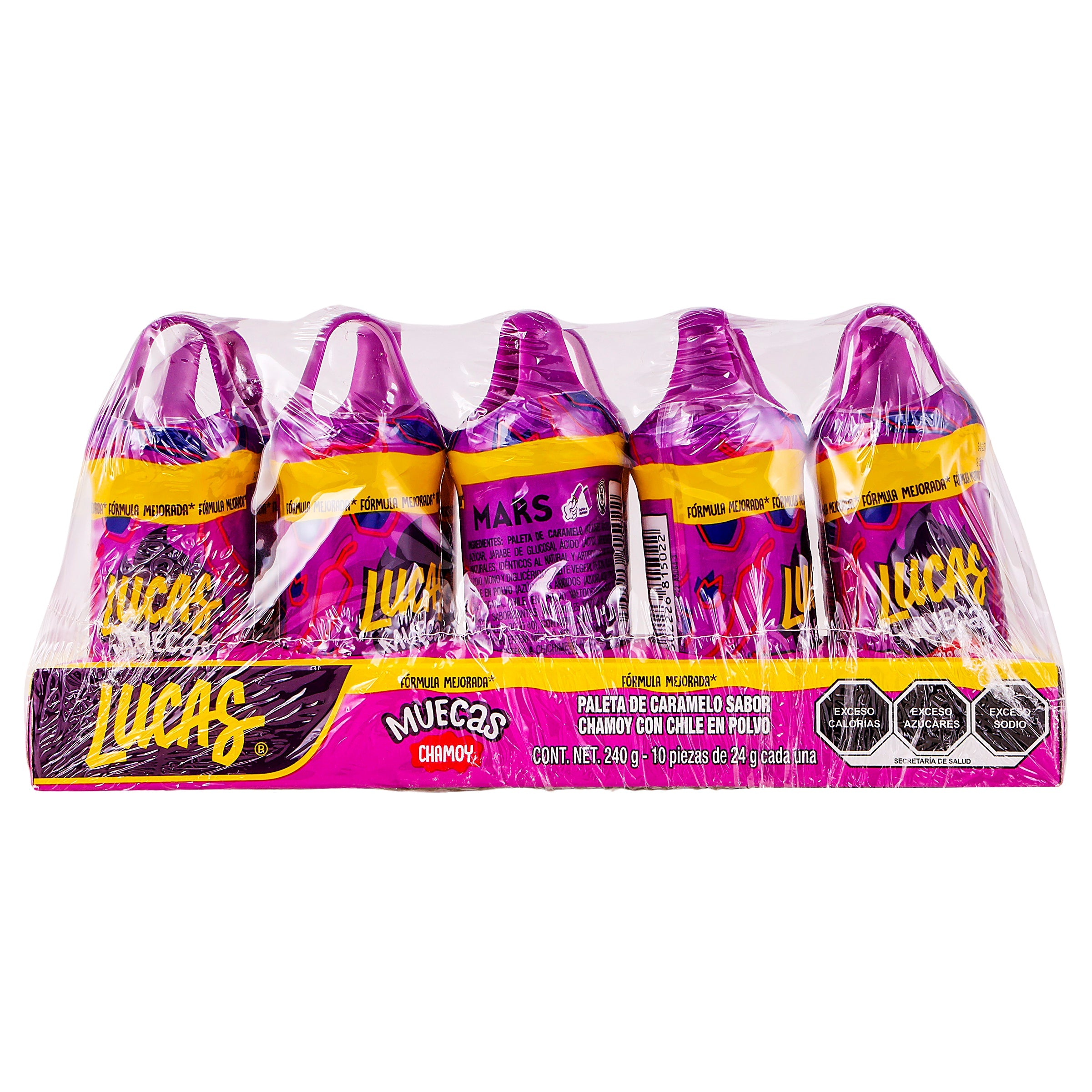 Paleta muecas chamoy Lucas 1 pz