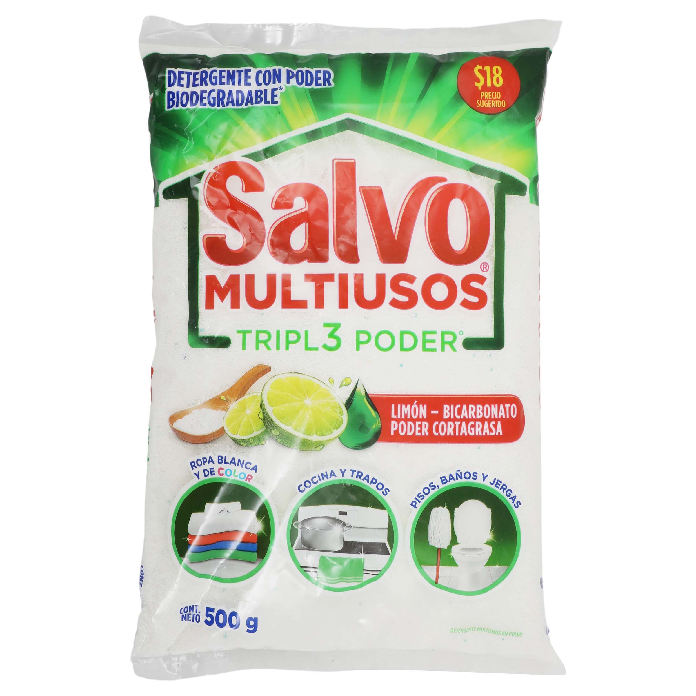 Detergente Salvo multiusos 500 gr