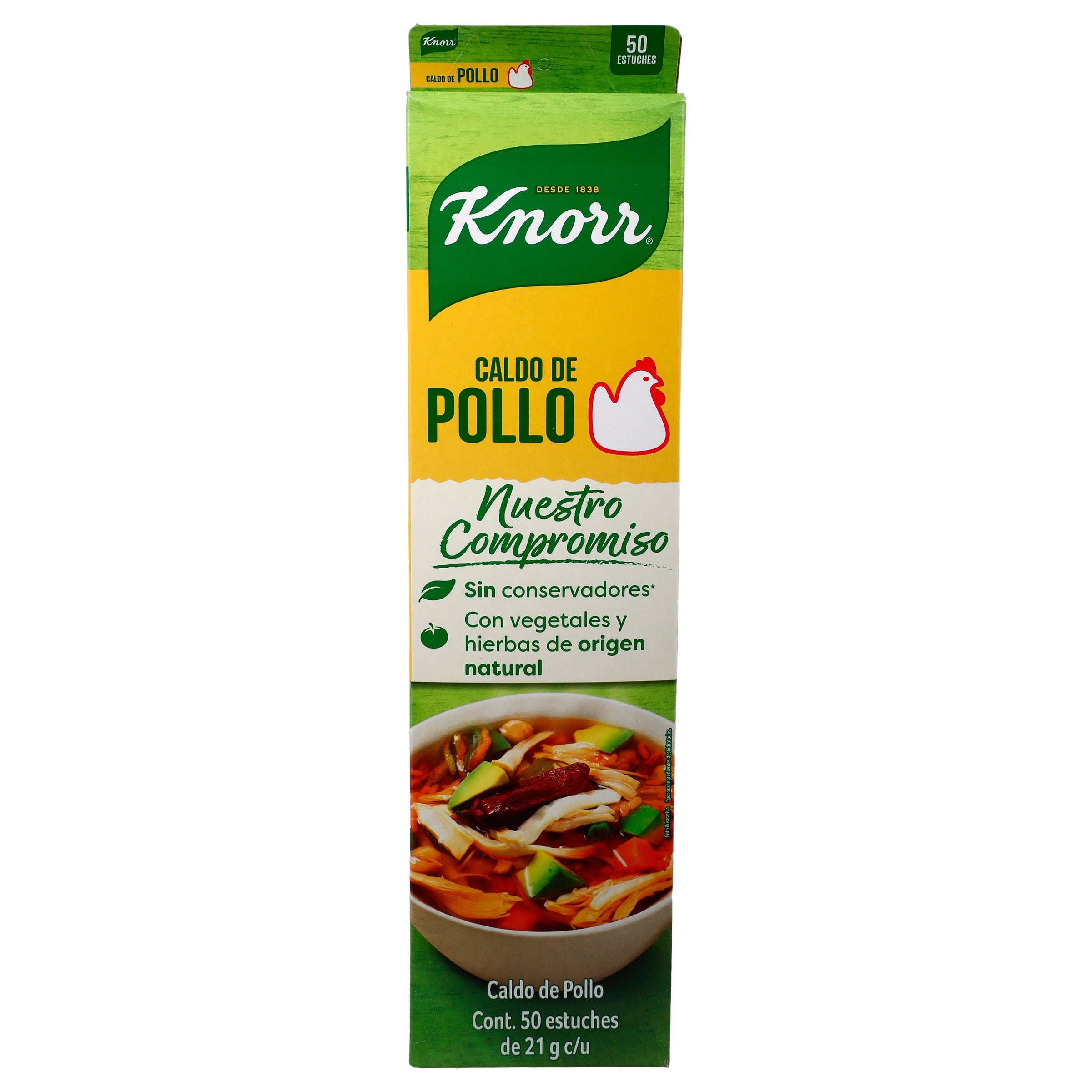 Consome Knorr suiza 2 cubos