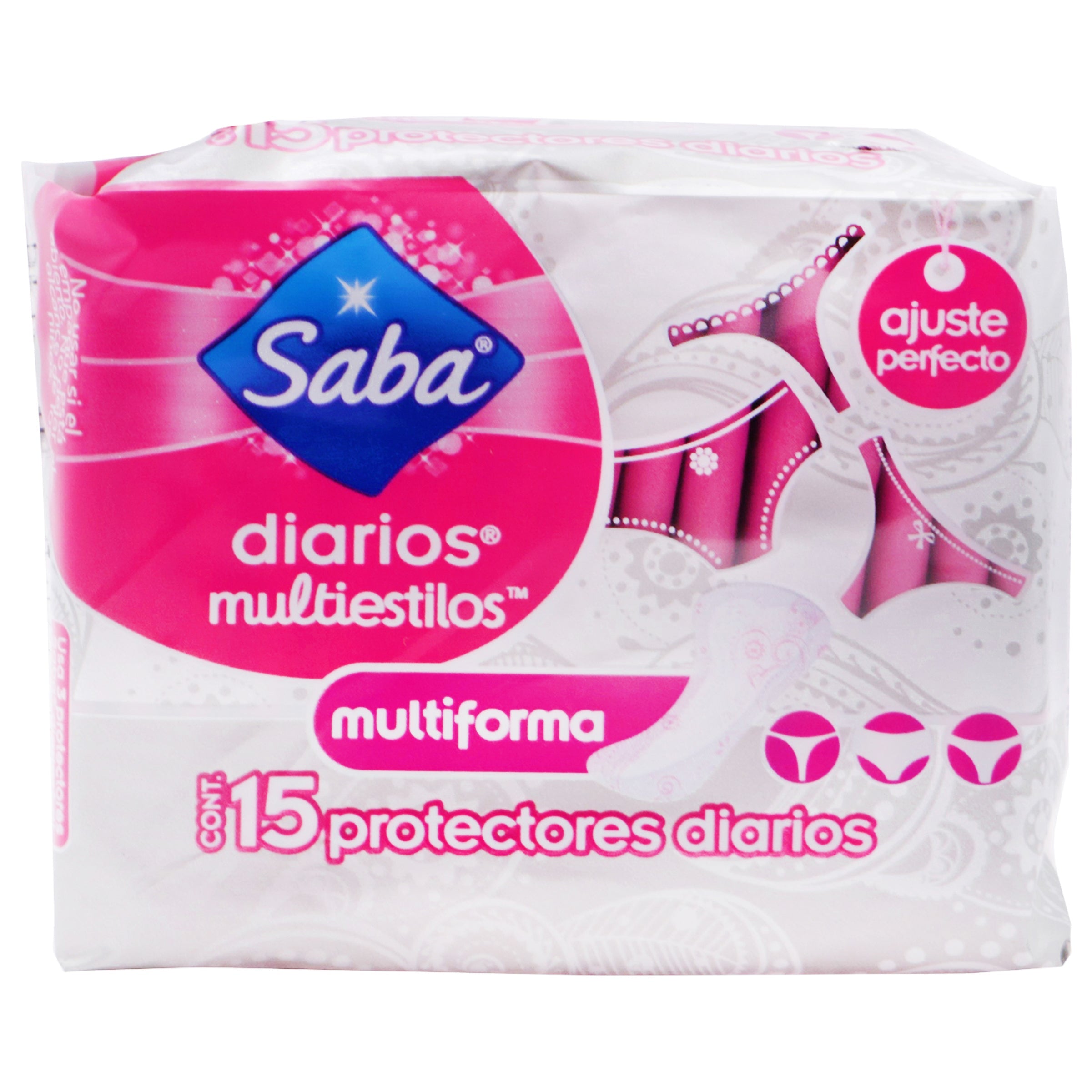 Toalla Saba diarios multiestilos 15 pz