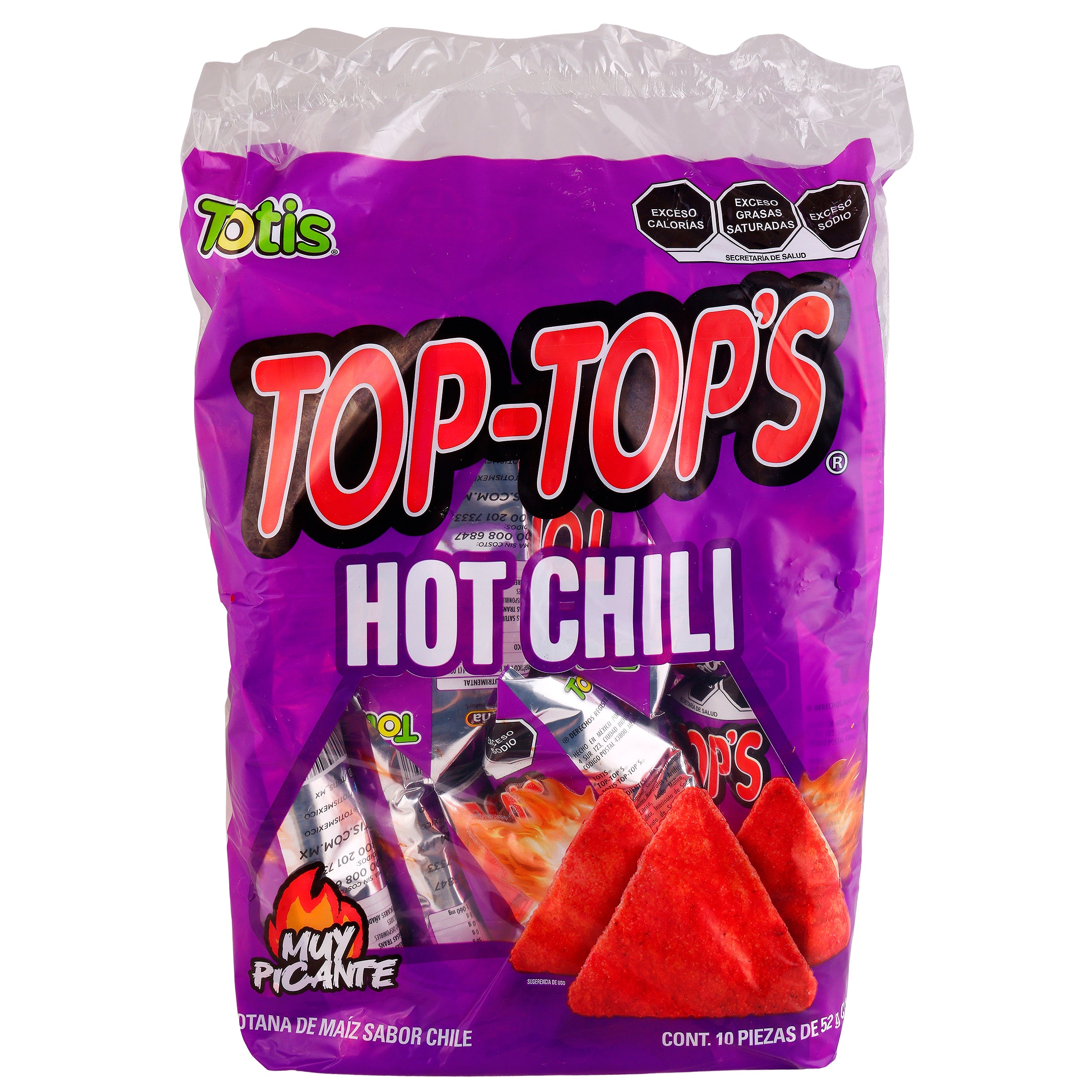 Top Tops hot chili totis 10 pz