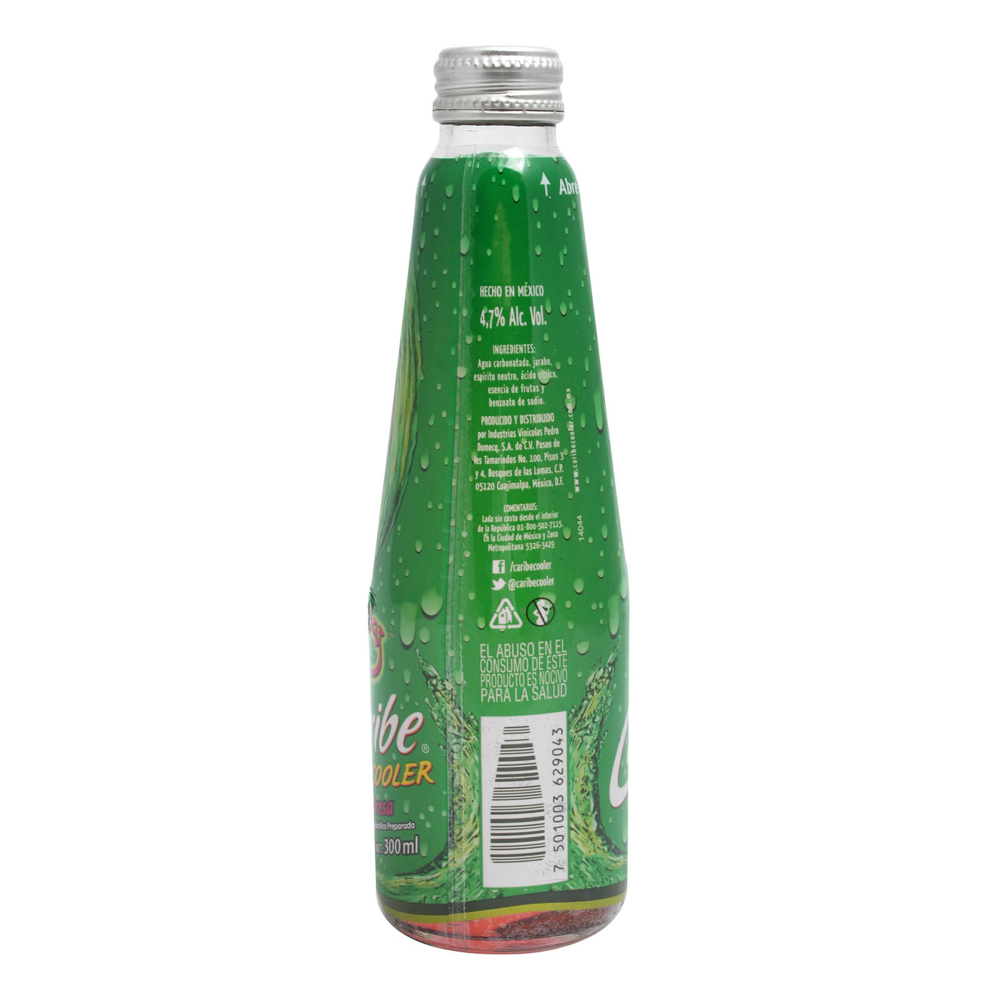 Caribe cooler fresa 300 ml