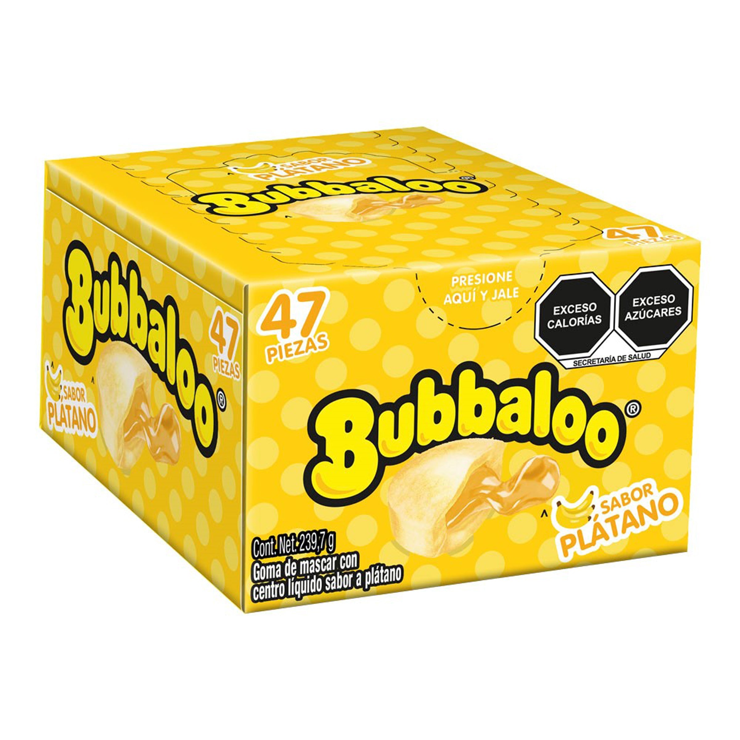 Chicle Bubbaloo platano 1 pz